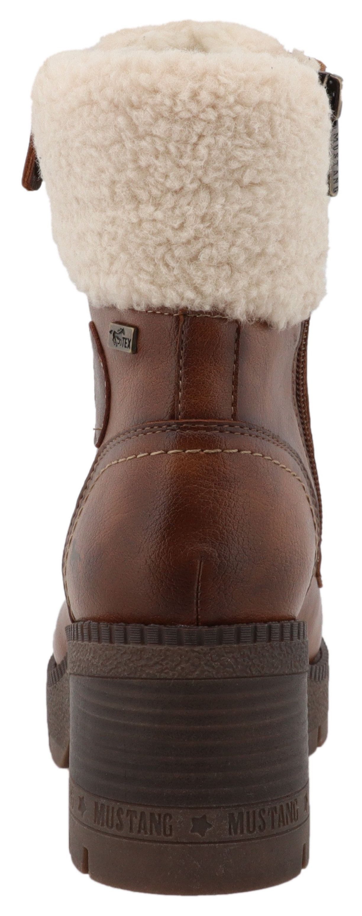 Mustang Shoes Winterlaarsjes CARO Winterboots met blokhak