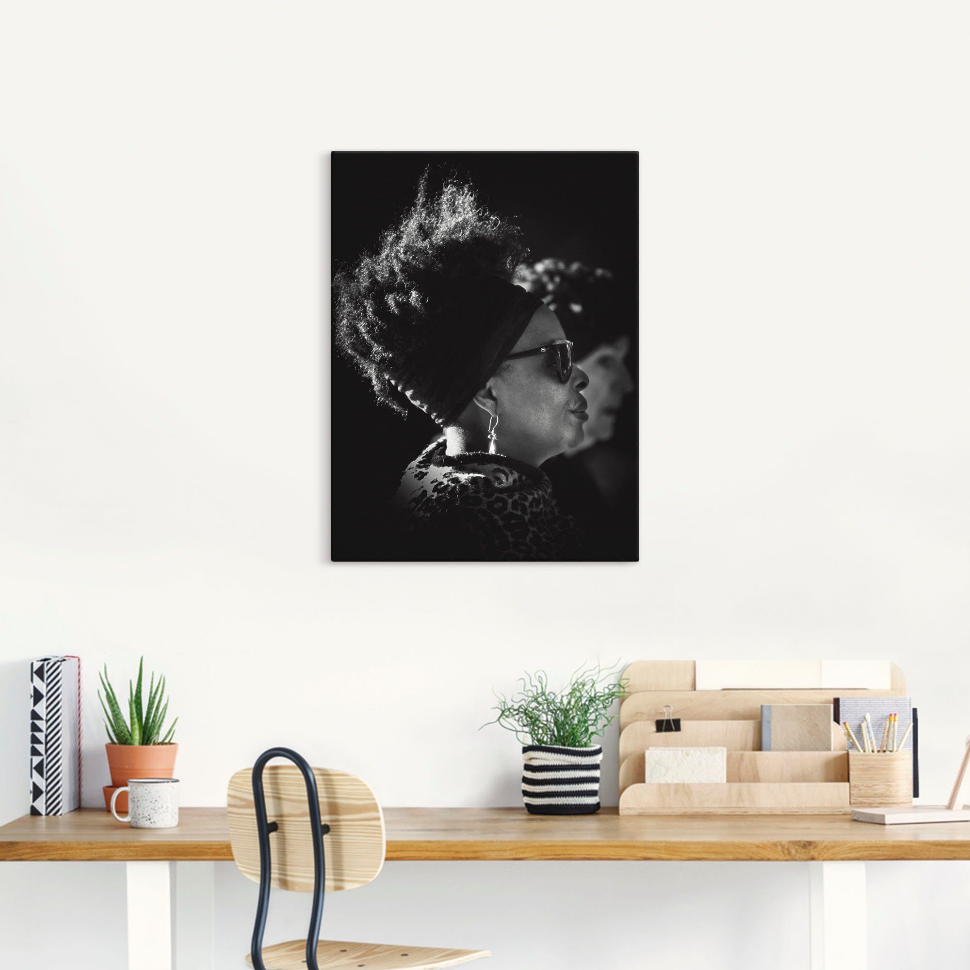 Artland Artprint Blik in de straat als artprint op linnen, muursticker of poster in verschillende maten