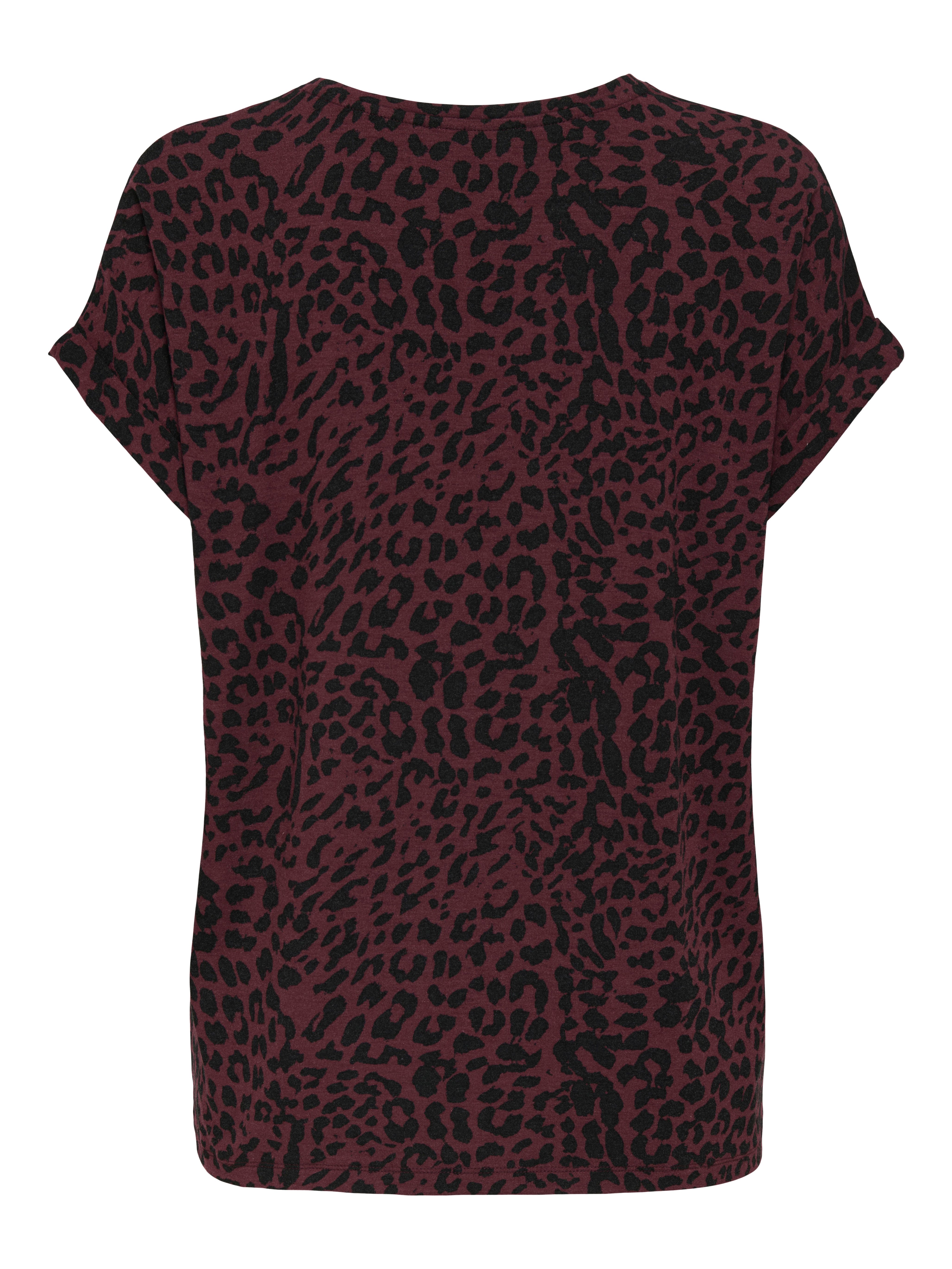 Only Shirt met korte mouwen ONLMOSTER AOP S/S TOP NOOS JRS
