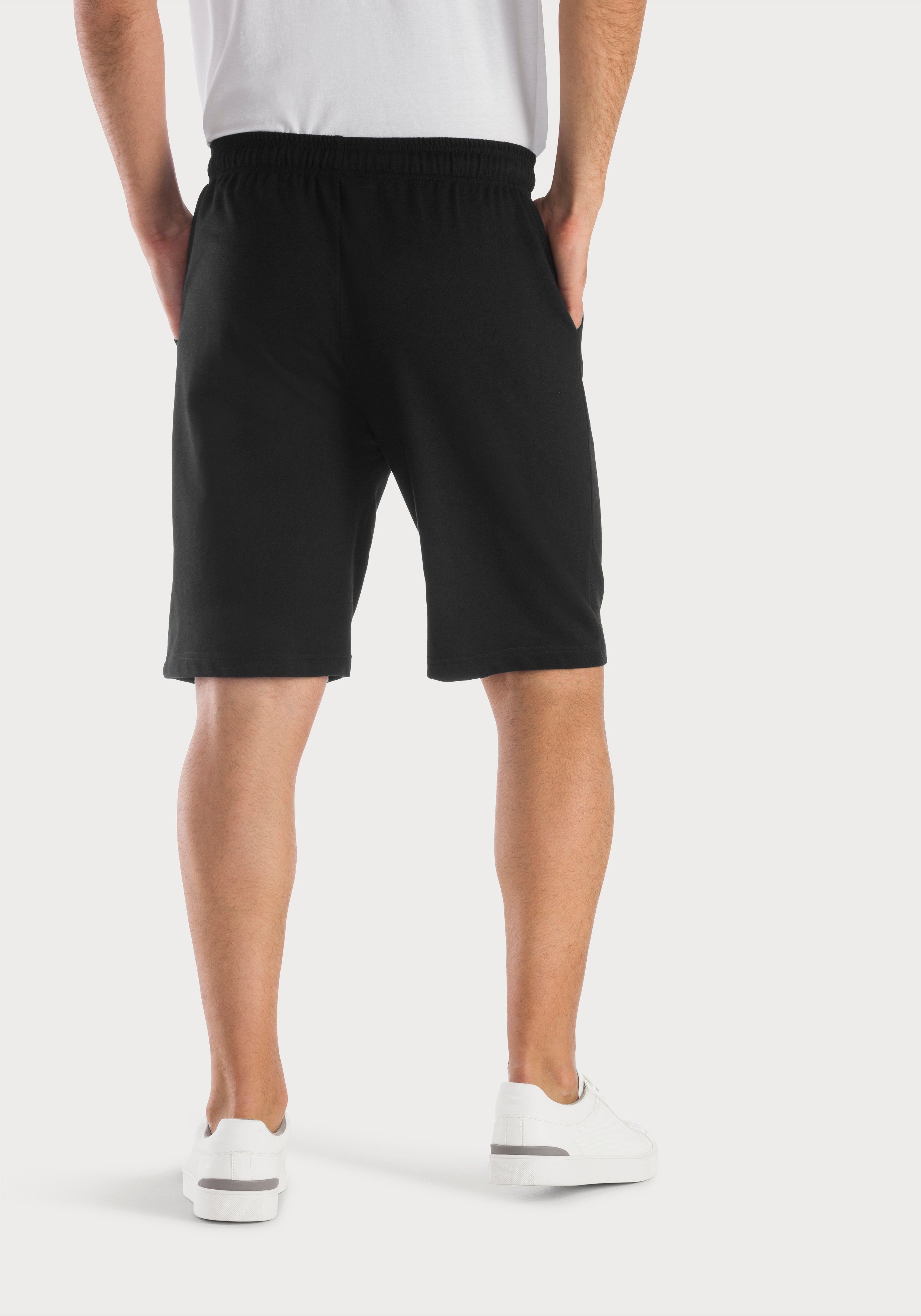KangaROOS Sweatshort Korte joggingbroek van zachte sweatstof met koord
