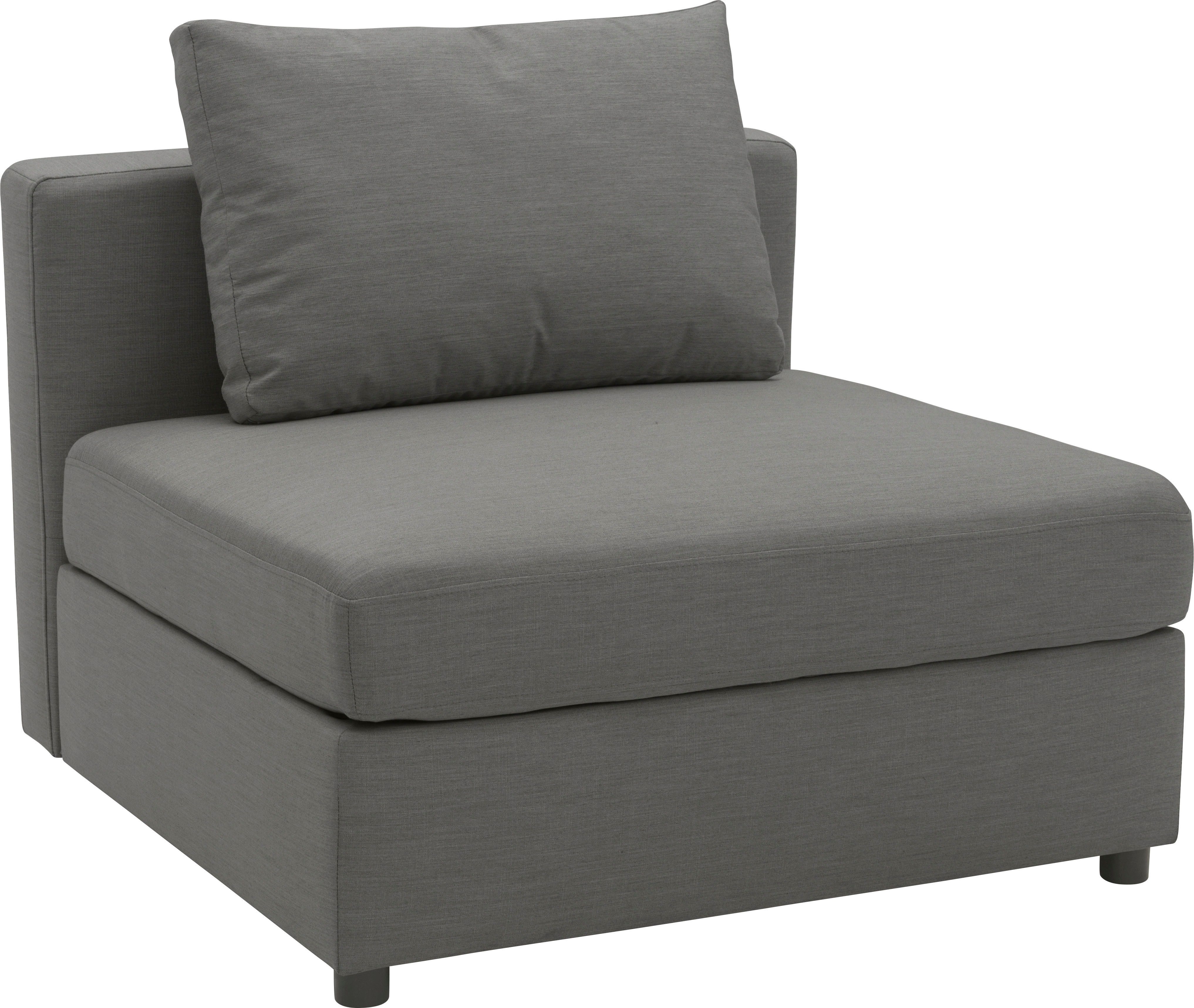 DOMO collection Sofaelement Solskin, individueel uitbreidbaar/combineerbaar met losse kussens. rug- en zijpanelen als steeksysteem.