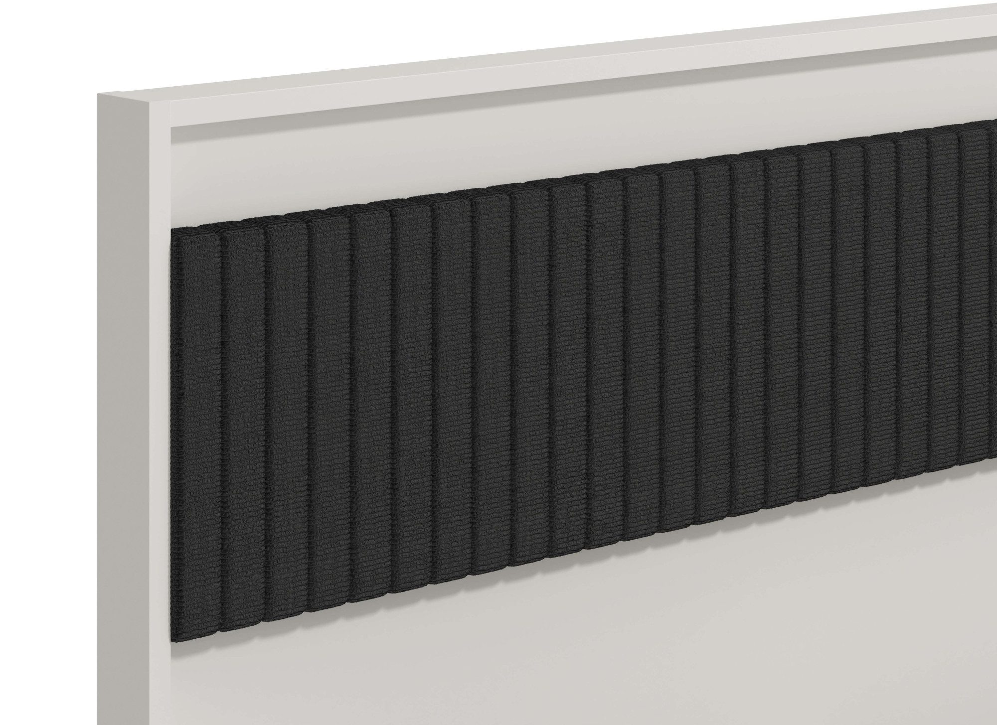 INOSIGN Bedframe Ascalon, gepolsterde rugleuning, bekleed met zachte cordstof Ligoppervlakken 160 of 180x200 cm, FSC®-gecertificeerd houtmateriaal