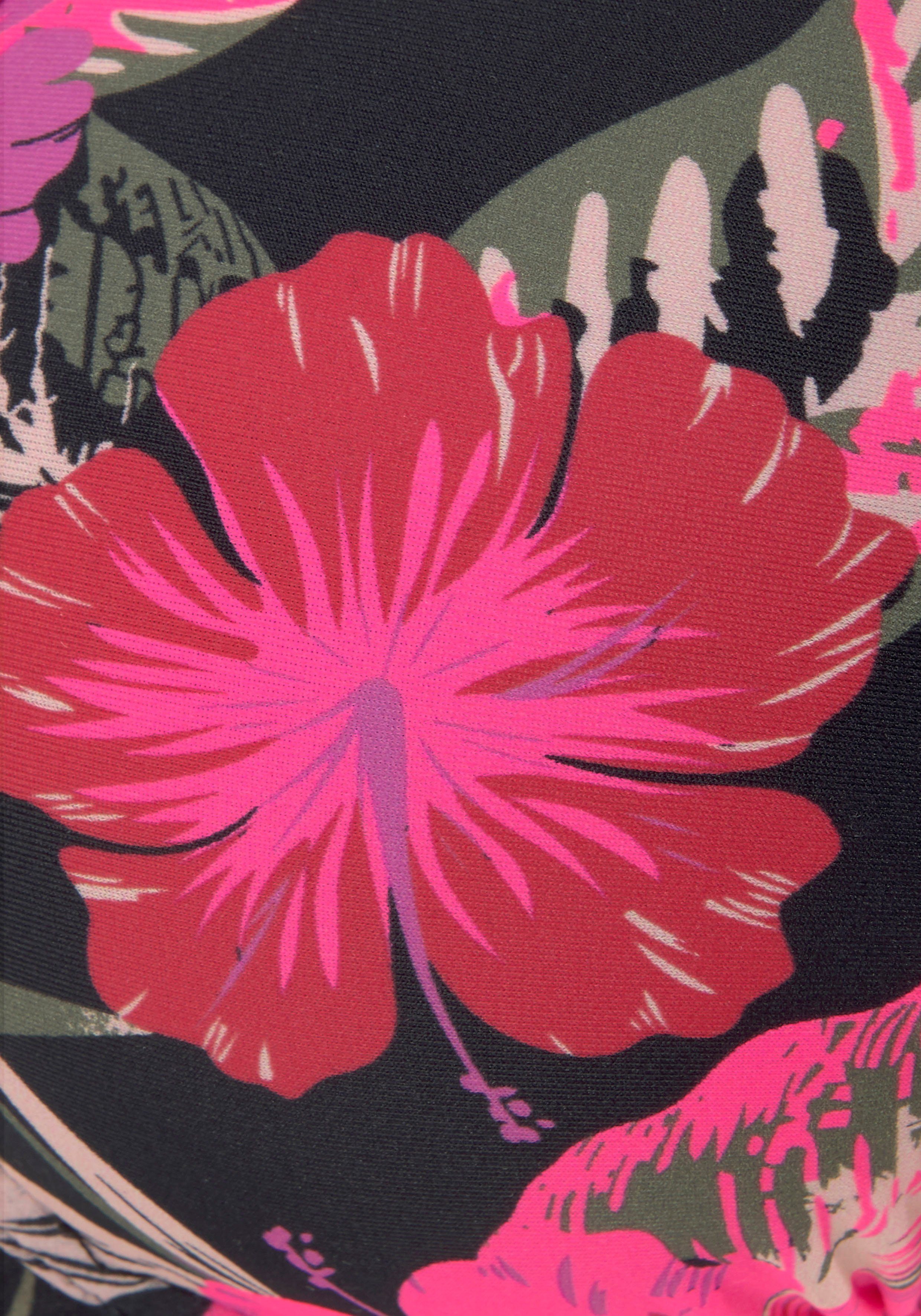 Lascana Push-upbikinitop Elsa met bloemenprint