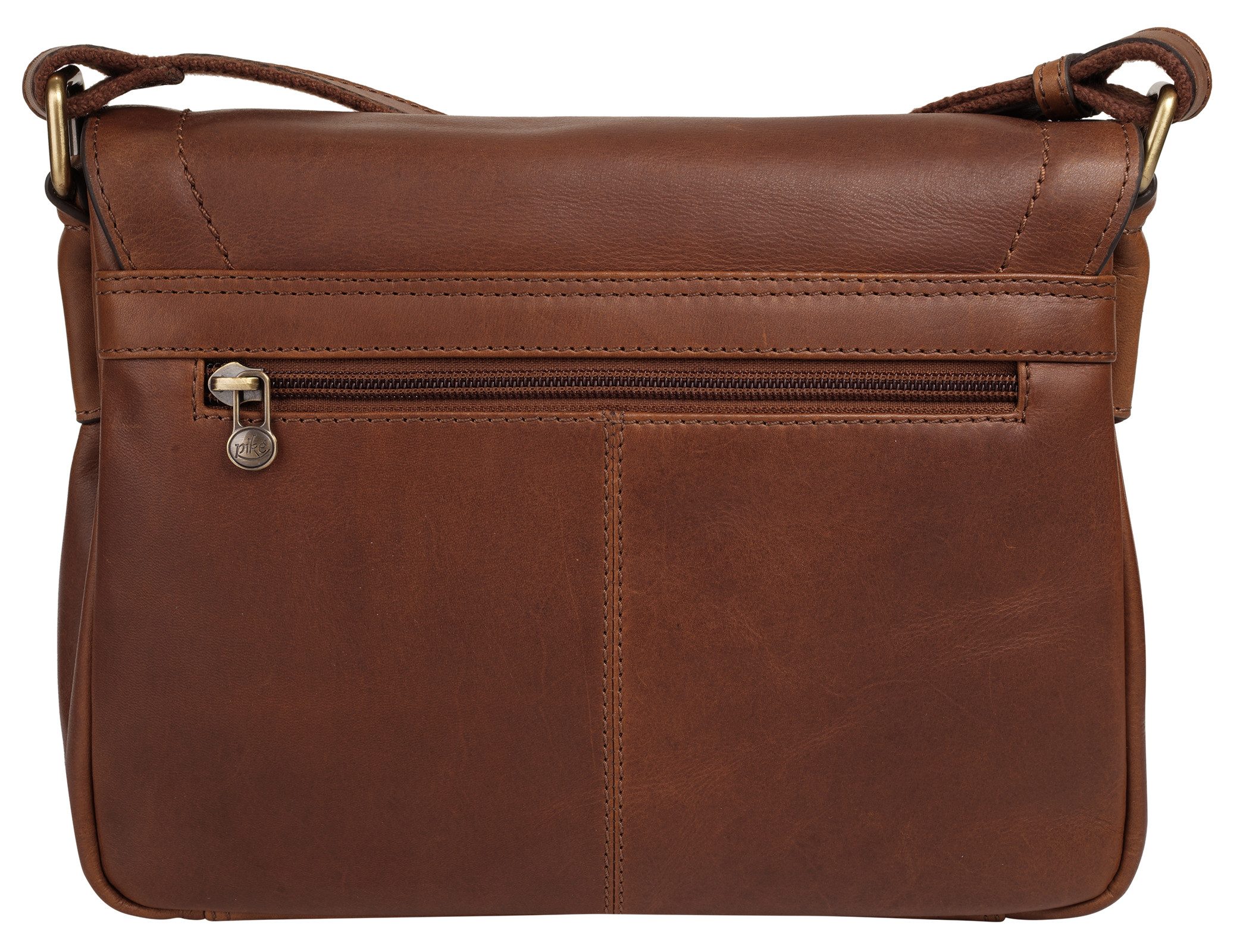 Piké Schoudertas echt leder