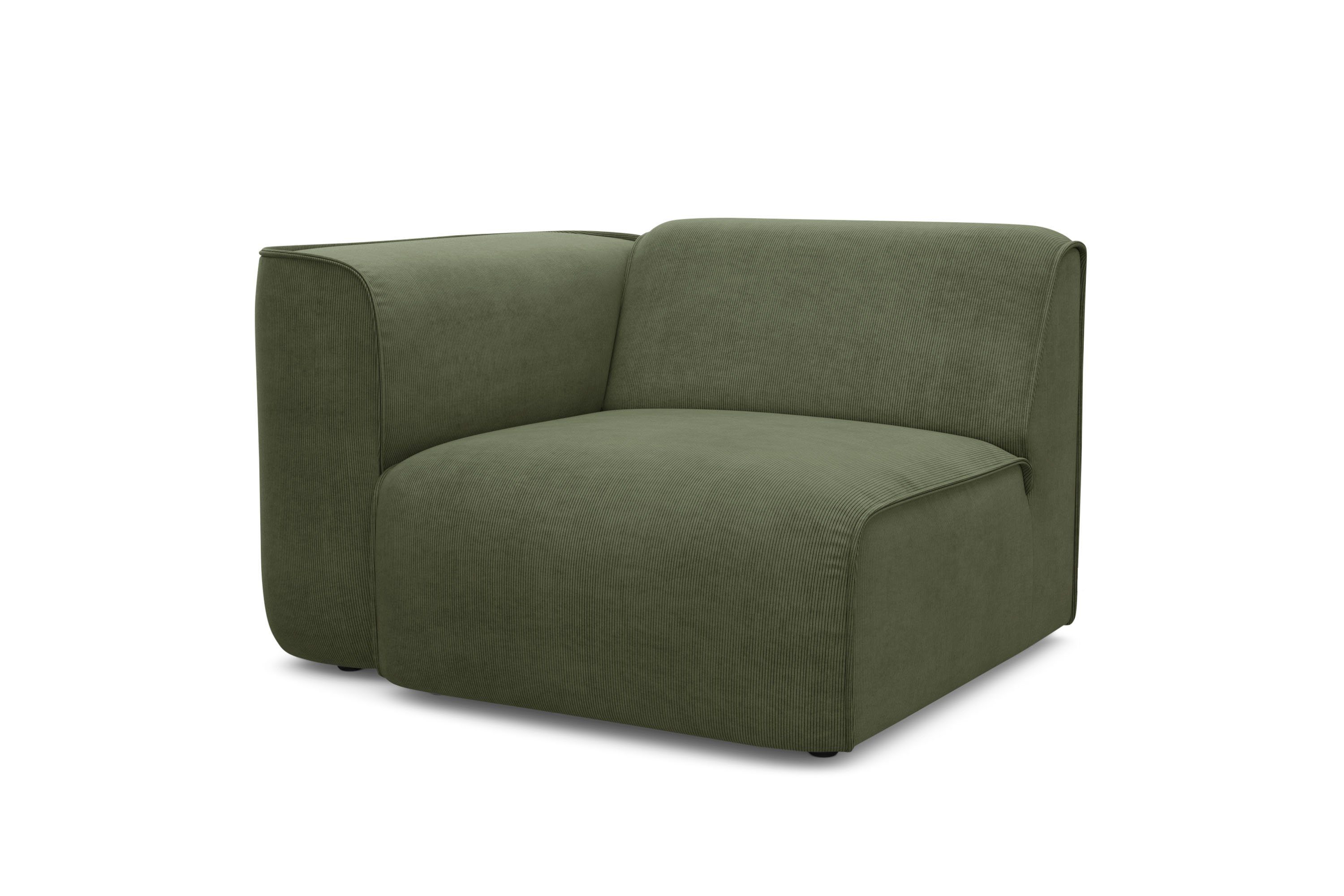 RAUM.ID Fauteuil Merid sofa-hoekelement, afmetingen B/D/H: 109/97/46 cm als module of apart te gebruiken, voor individuele samenstelling