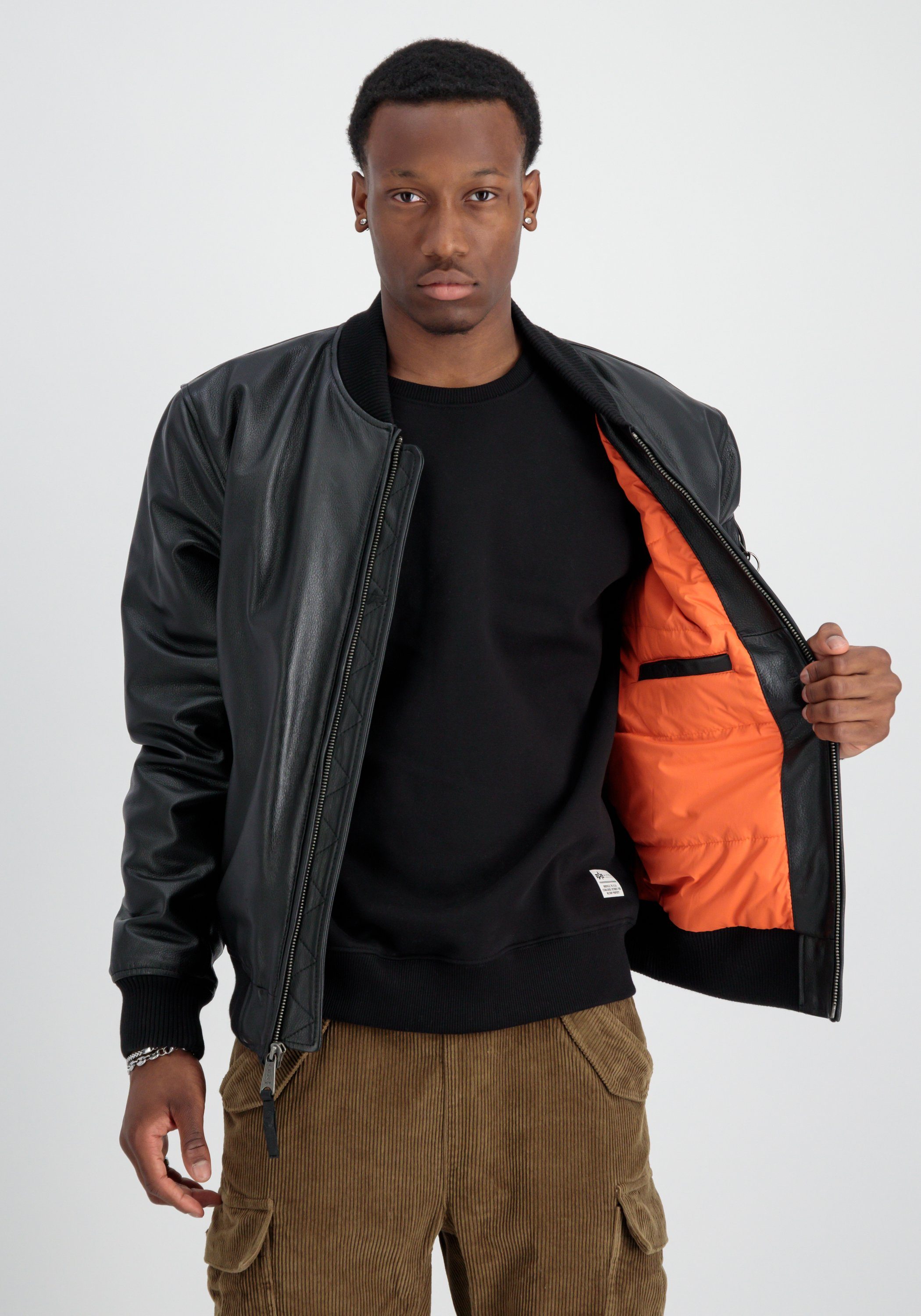 Alpha Industries Leren jack Alpha Industries Men - Leather & Vegan Jackets