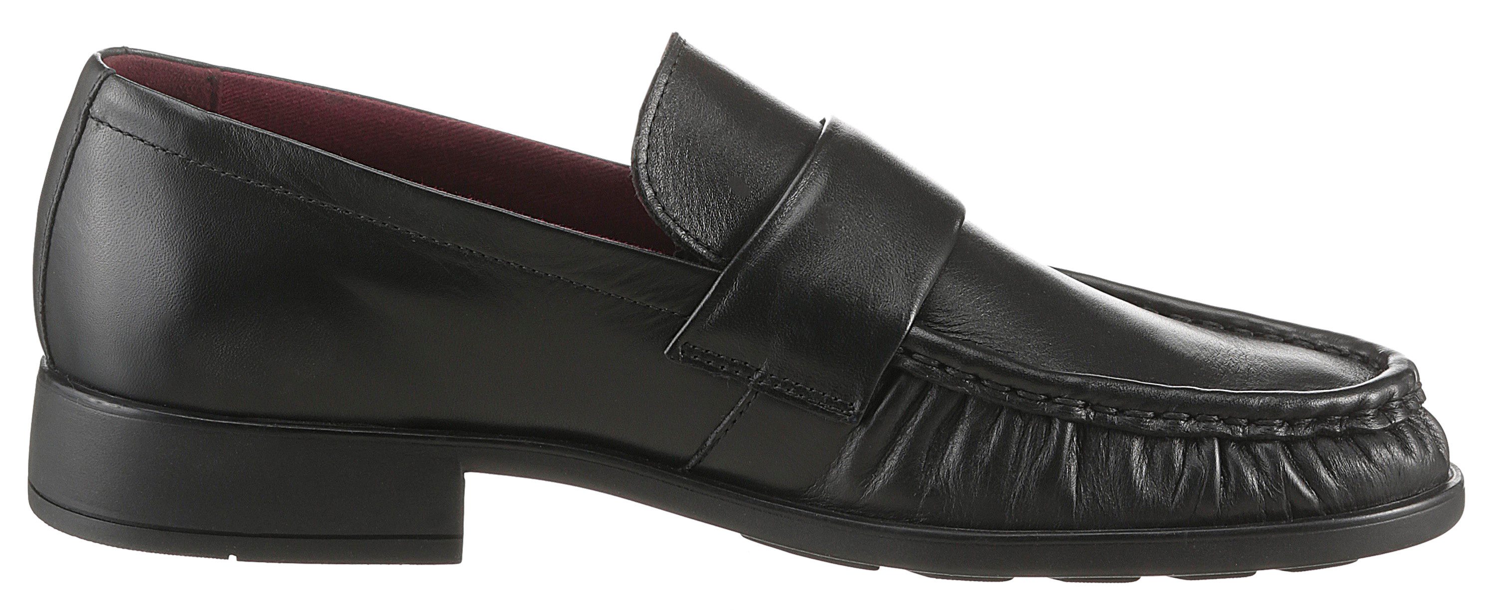 Tommy Hilfiger Loafers LOAFER SOFT NAPPA PLEATED TOE slippers, instapschoen, zakelijke schoen, zeer flexibel en licht