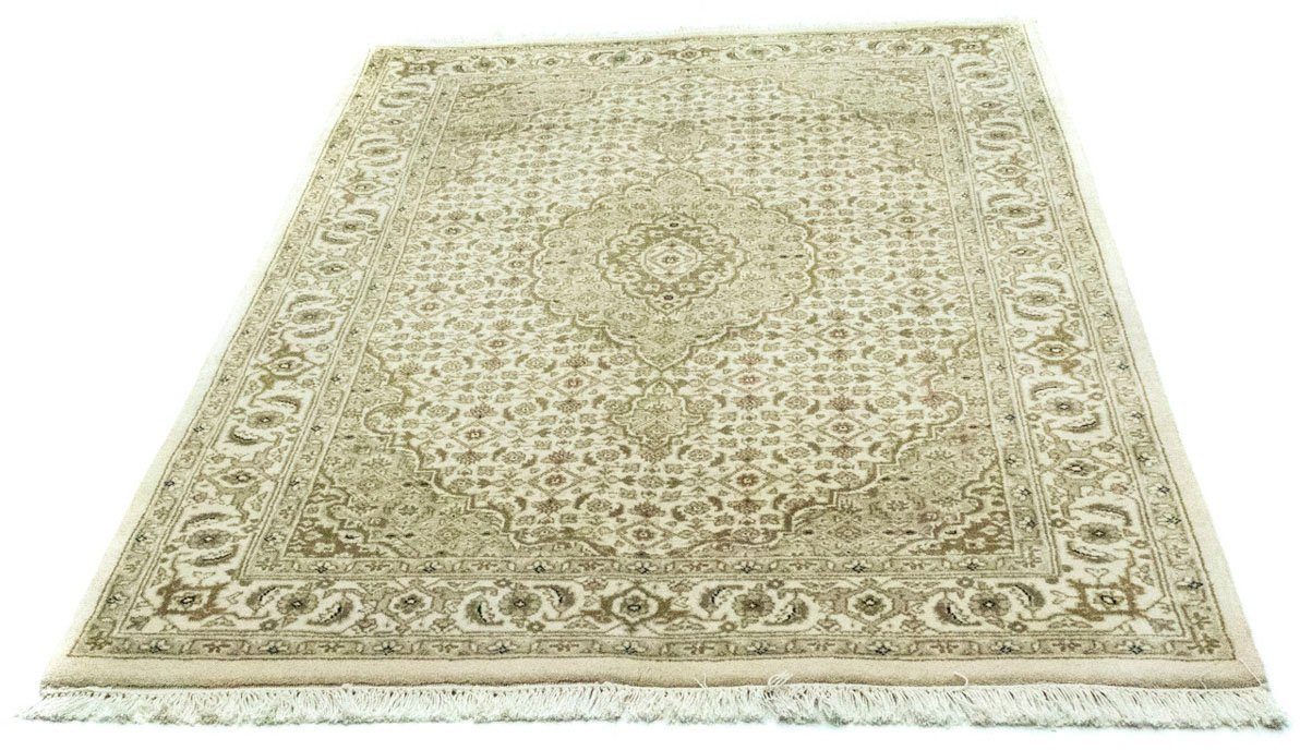 morgenland Wollen kleed Bidjar medaillon beige 182 x 121 cm Handgeknoopt