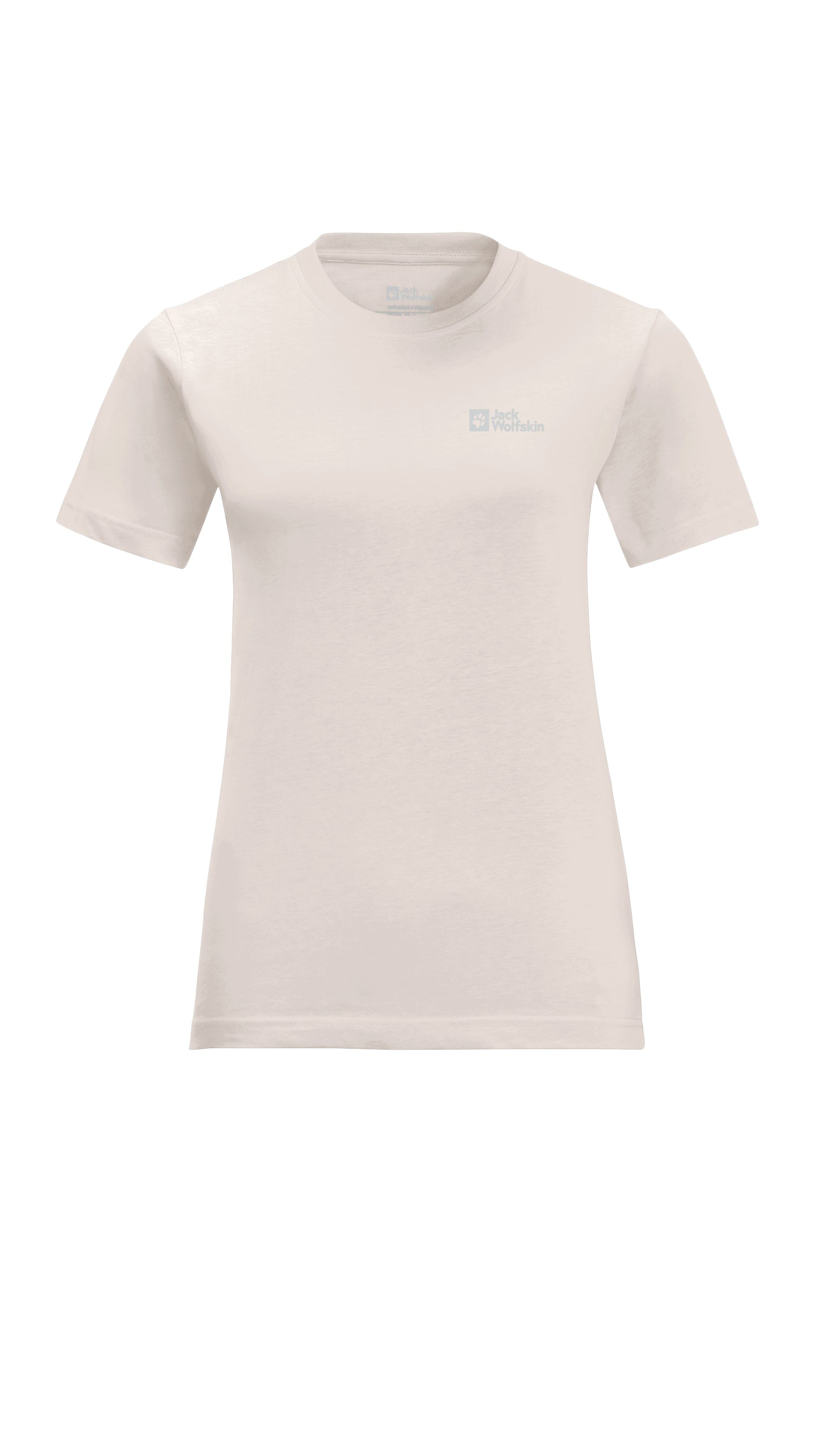 Jack Wolfskin T-shirt ESSENTIAL T W zacht, klassiek t-shirt van ademende bio-katoen