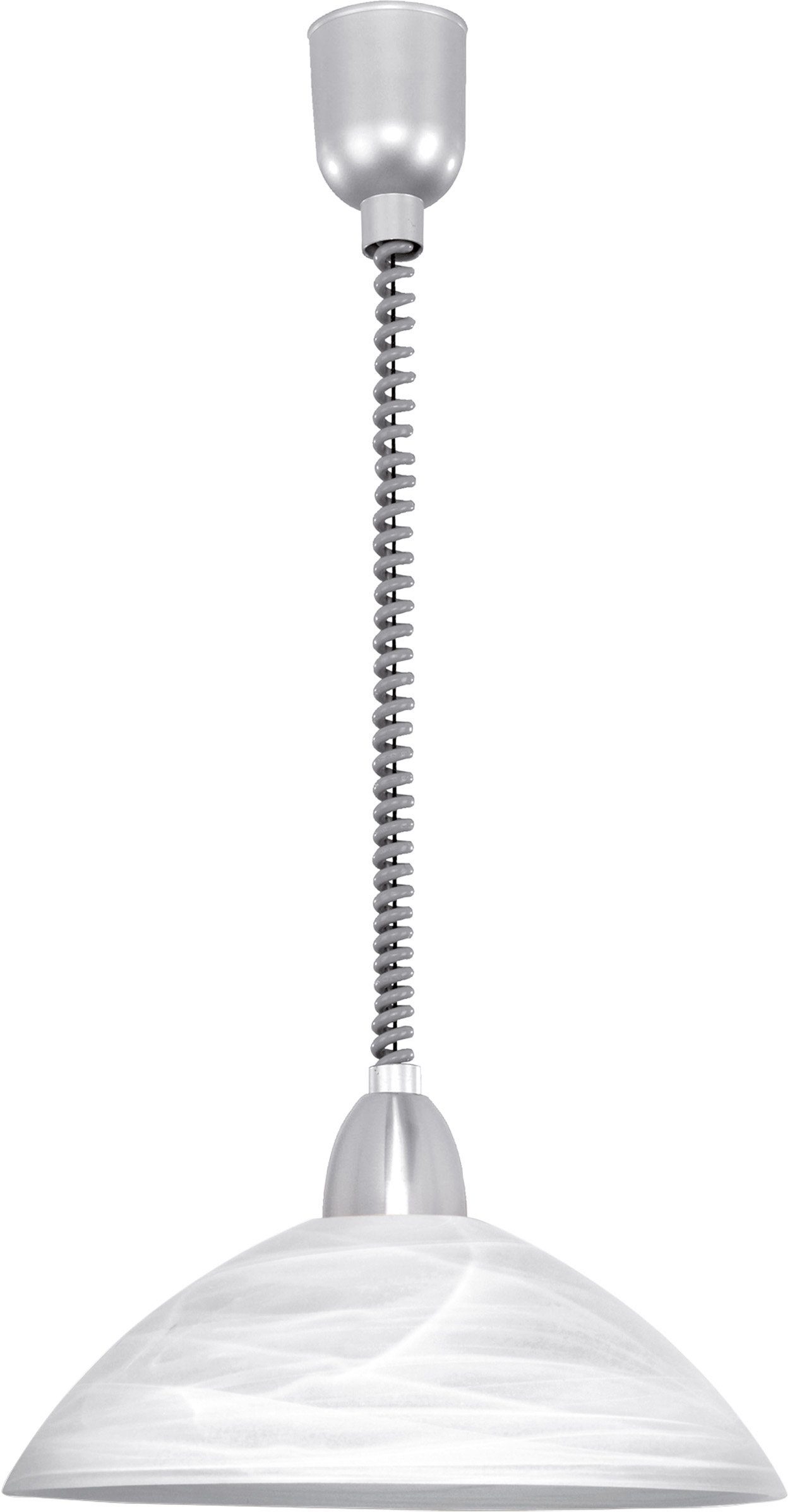 EGLO Hanglamp LORD 2 Hanglamp, spiraalsnoer, in hoogte verstelbaar, keukenlamp, E27, Ø 36 cm (1 stuk)