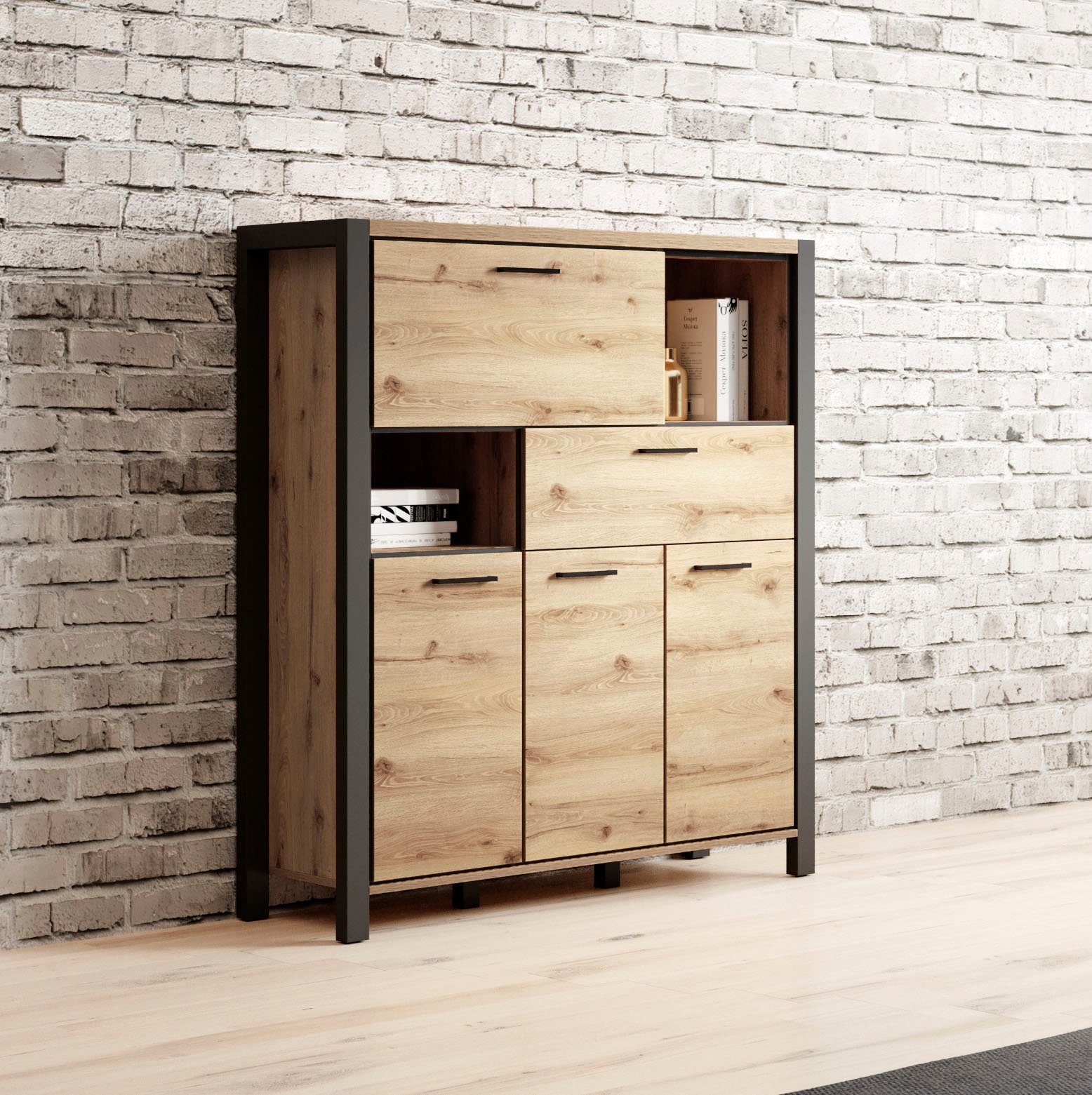 Home affaire Highboard Aktiv Breedte 120 cm