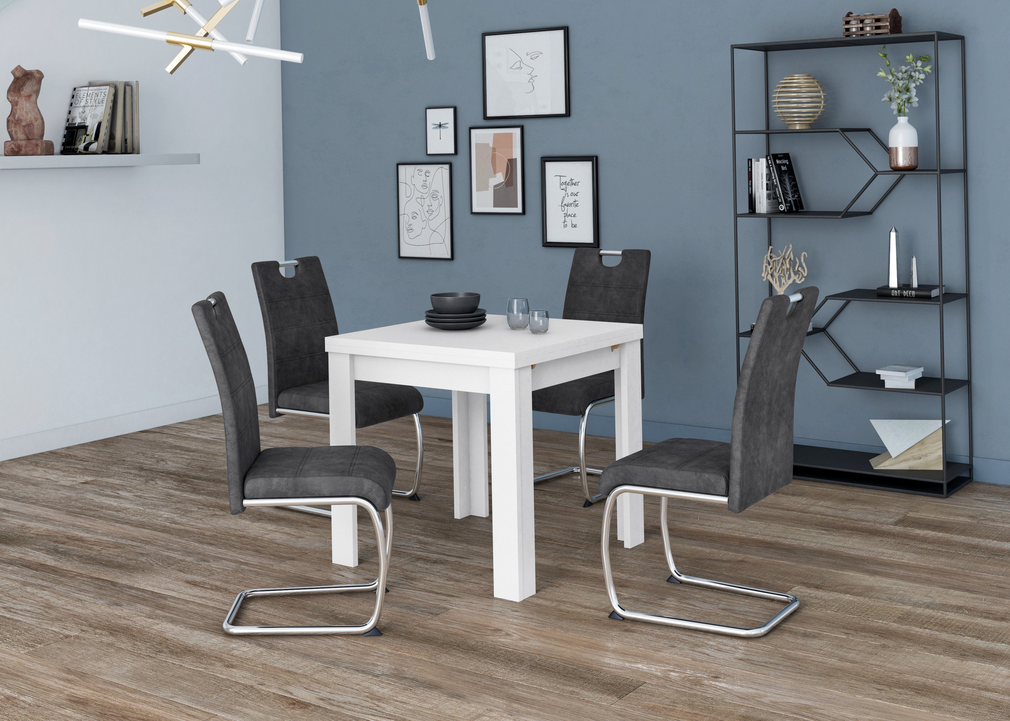 Mäusbacher Eettafel Monti BESTSELLER!, tafel, keukentafel, uittrekbare tafel uit te trekken tot 136 cm