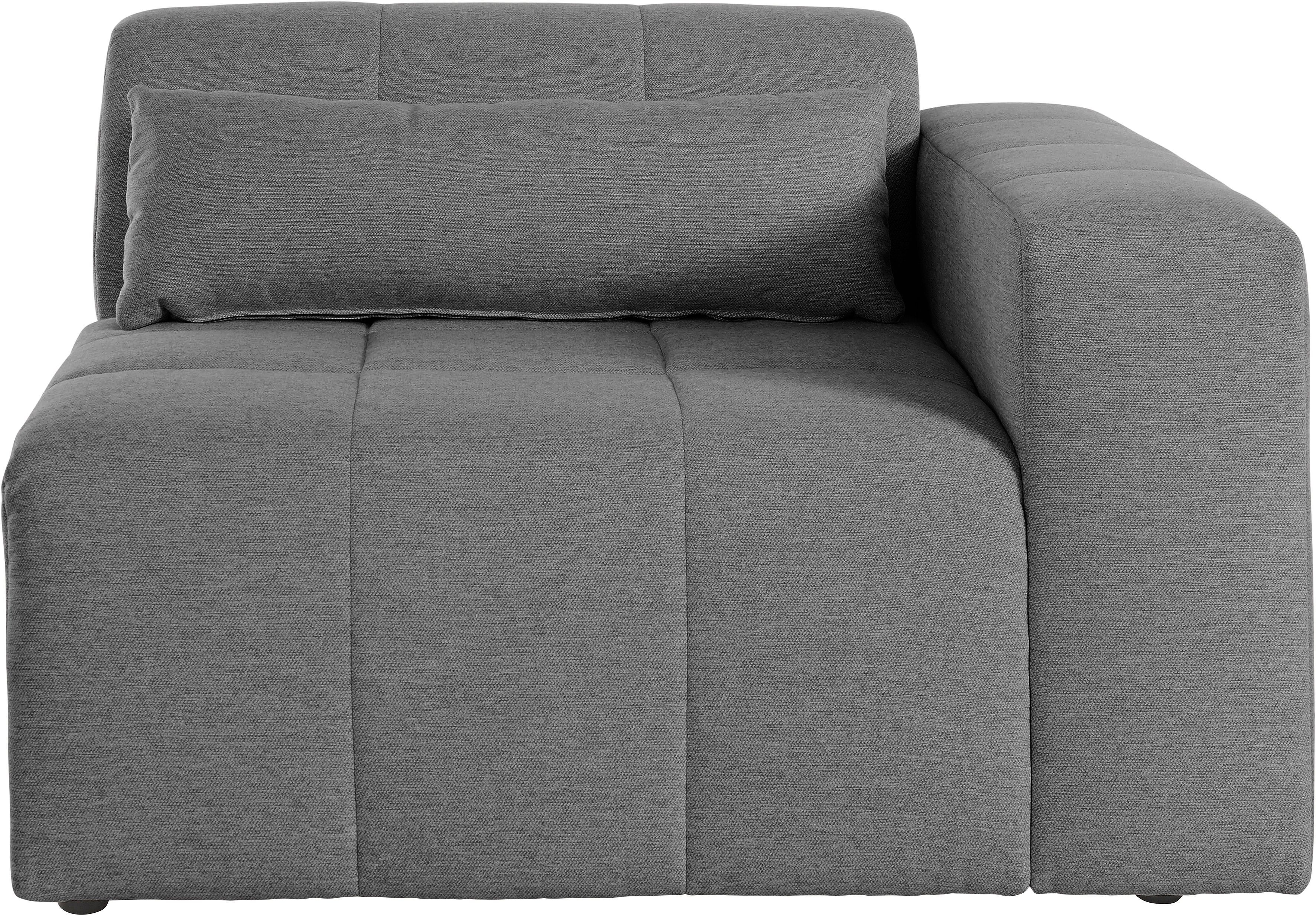LeGer Home by Lena Gercke Sofaelement Maileen Module fauteuil met armleuning, te verbinden met andere modules van de serie