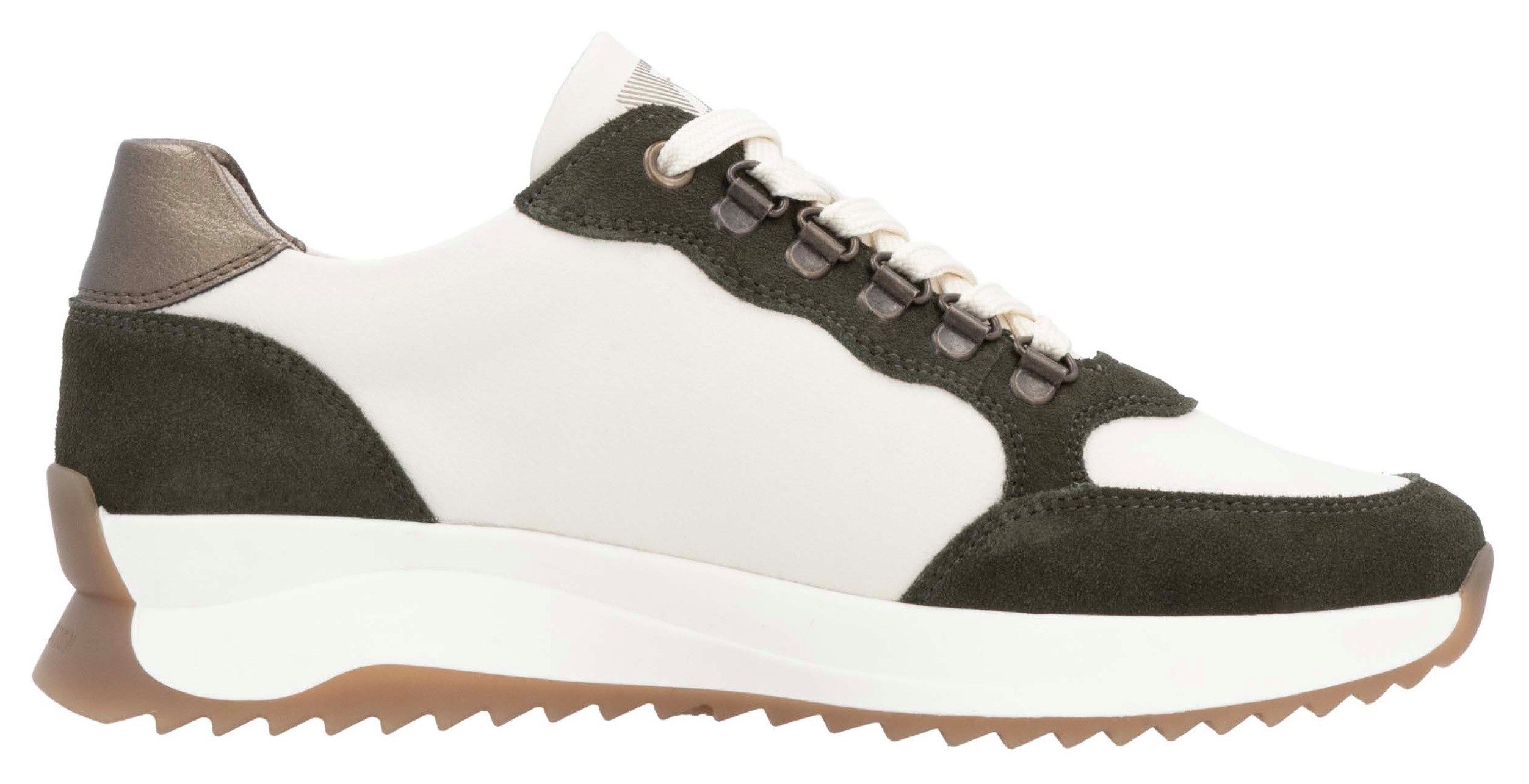 Rieker EVOLUTION Sneakers , vrijetijdsschoen, lage schoen, veterschoen met modieuze contrasterende afwerkingen
