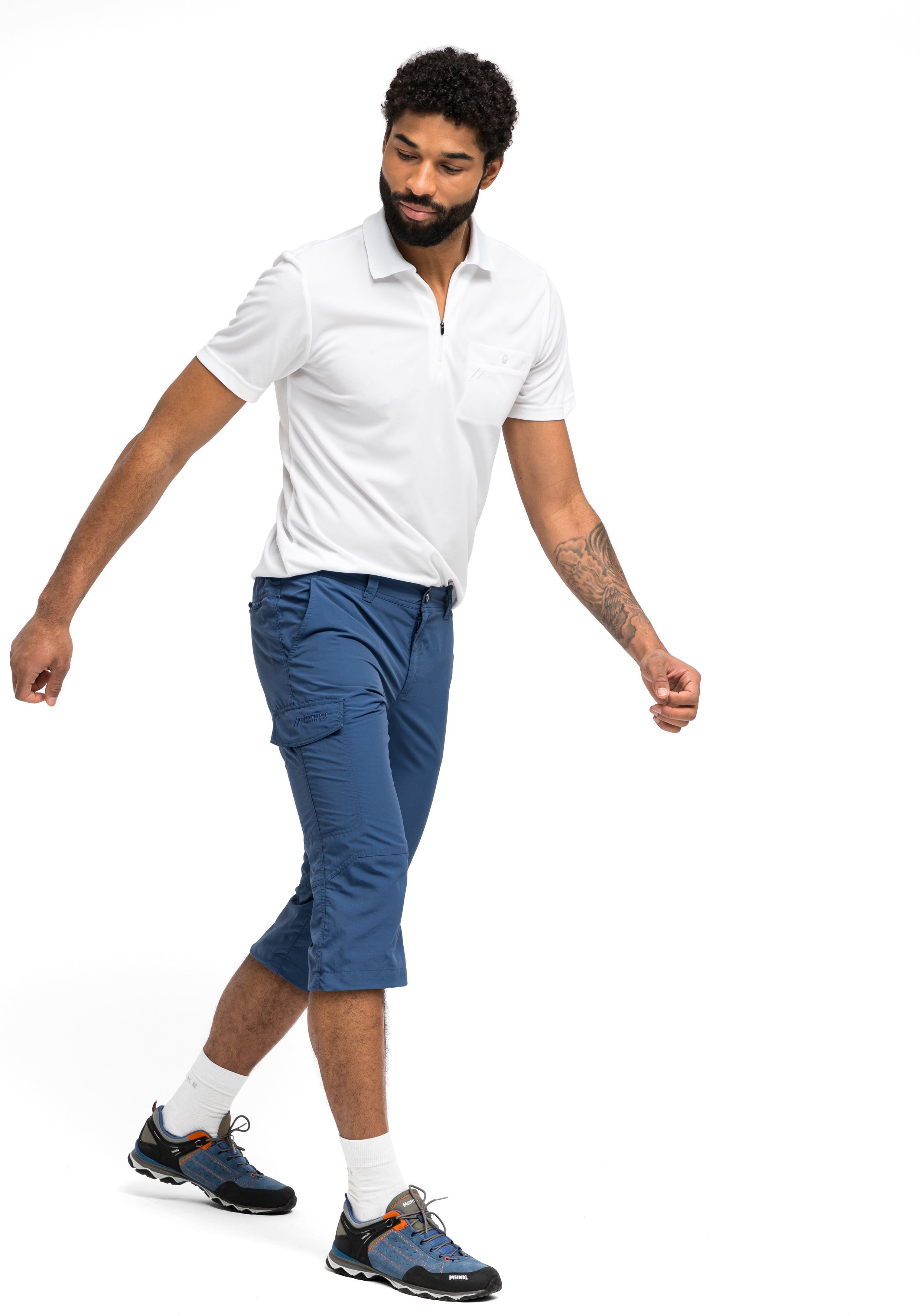 Maier Sports Capribroek Jens Veelzijdige functionele broek, perfect voor wandelen en vrije tijd