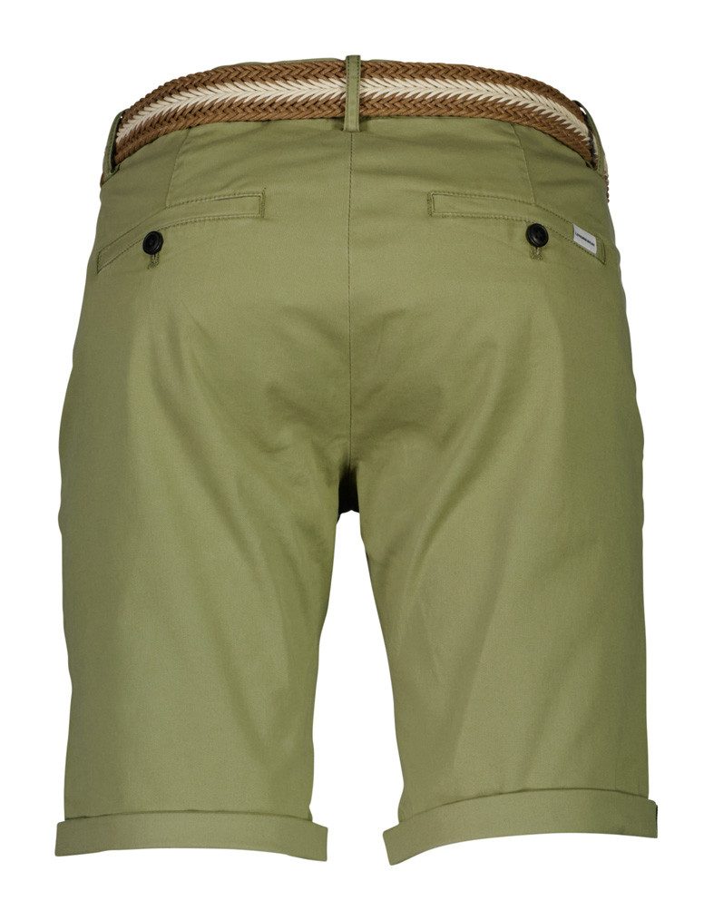 LINDBERGH Chino-short met riem en stretch (2-delig)
