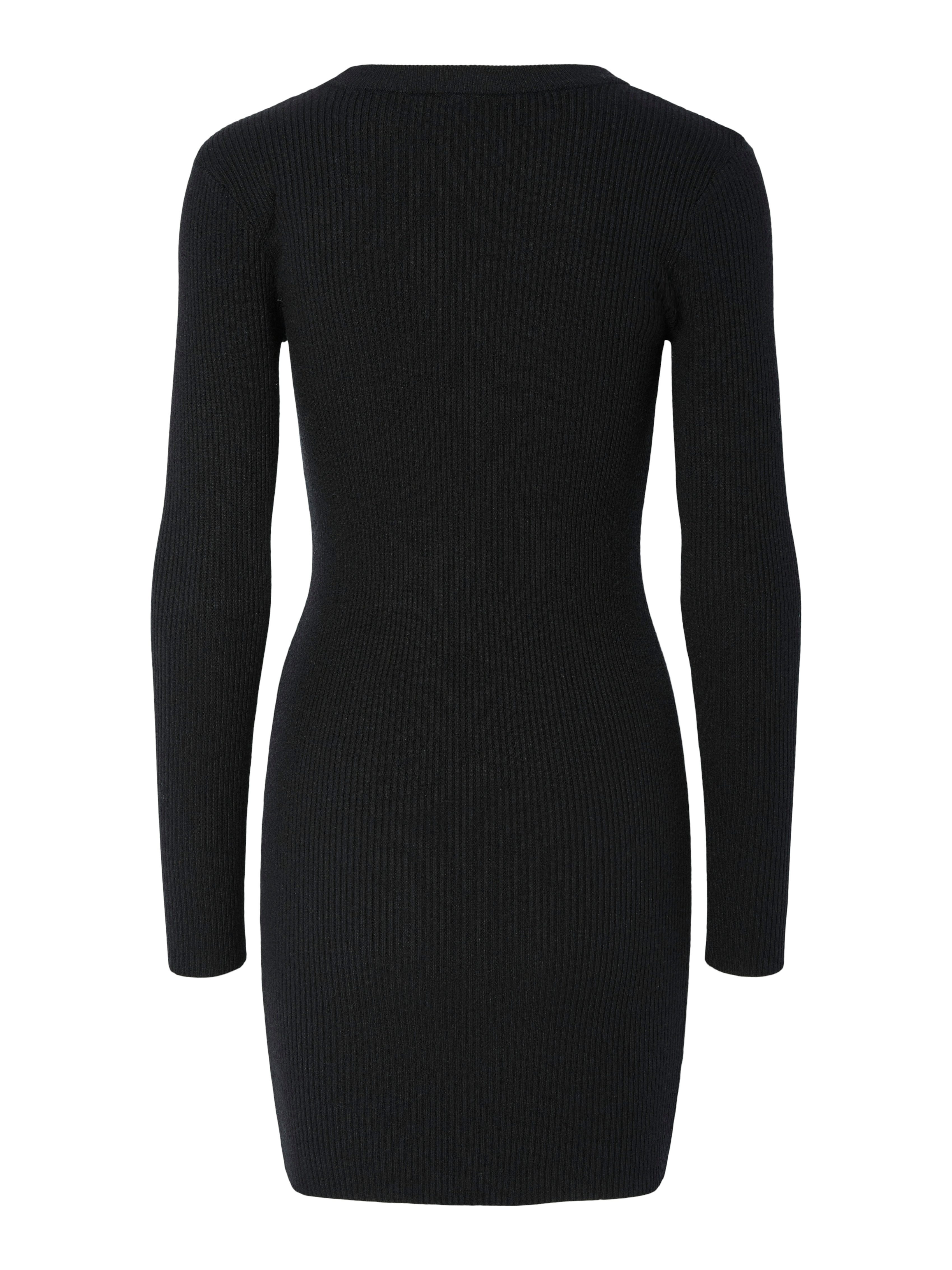 pieces Mini-jurk PCMIRA NEW LS O-NECK KNIT DRESS NOOS BC