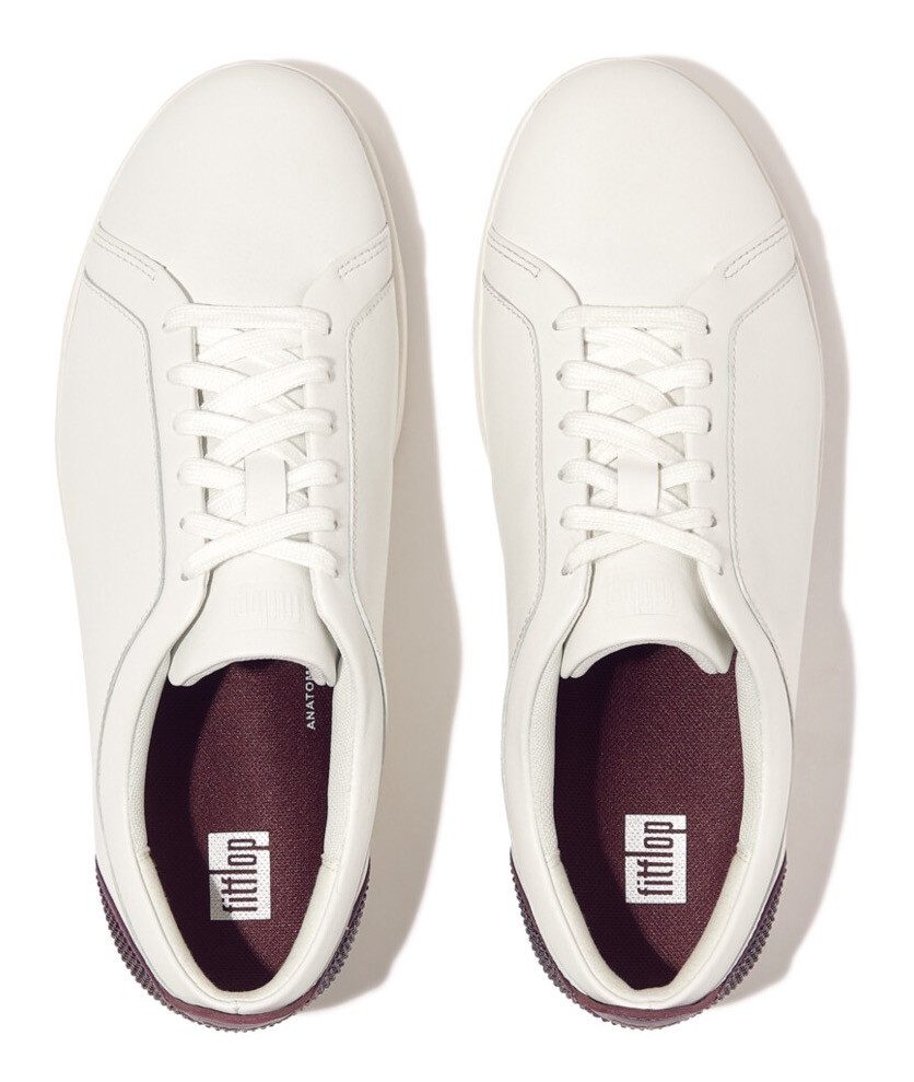 Fitflop Sneakers RALLY CRYSTAL Vrijetijdsschoen, veterschoen, lage schoen met metallic hielpatch