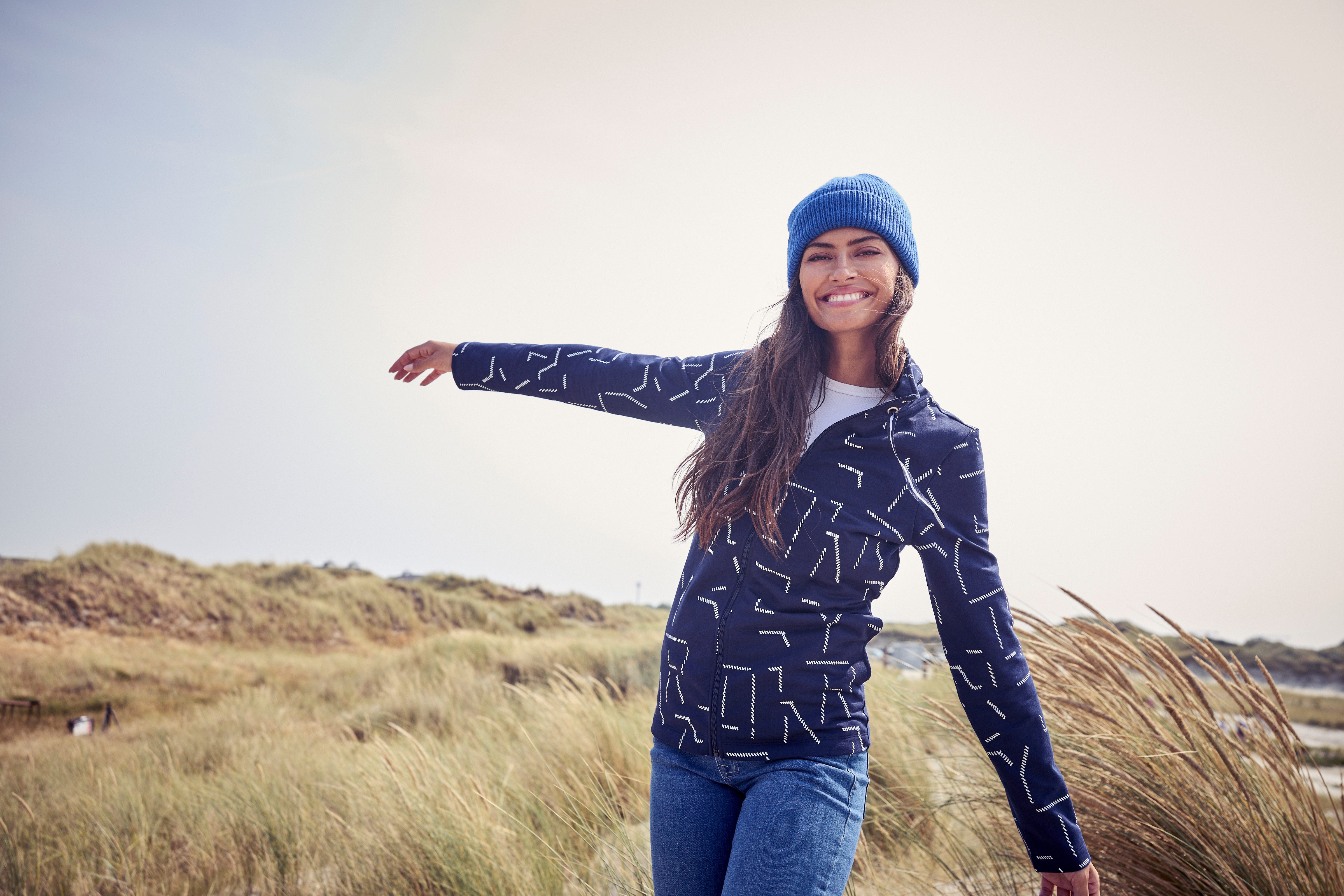 DELMAO Sweatvest met print all-over nieuwe collectie