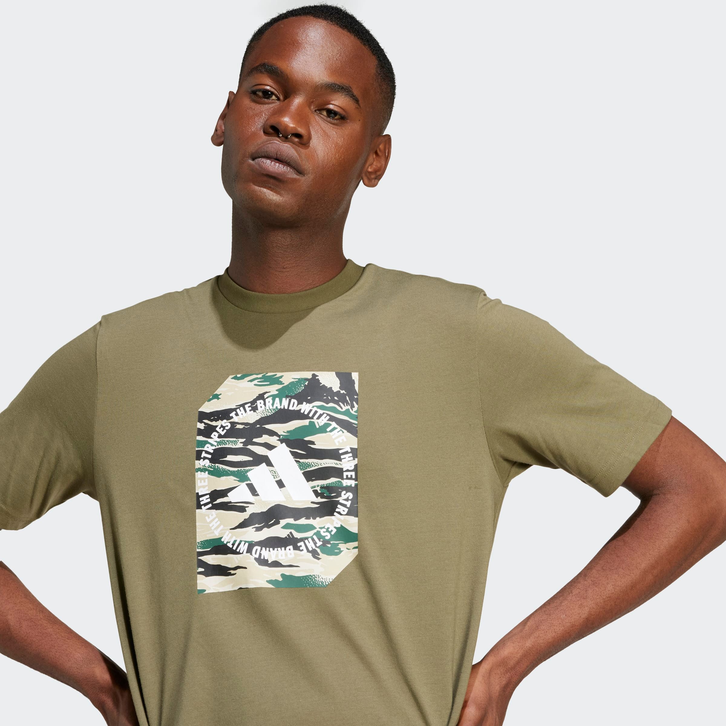 adidas Sportswear T-shirt M C CAMO BOX T