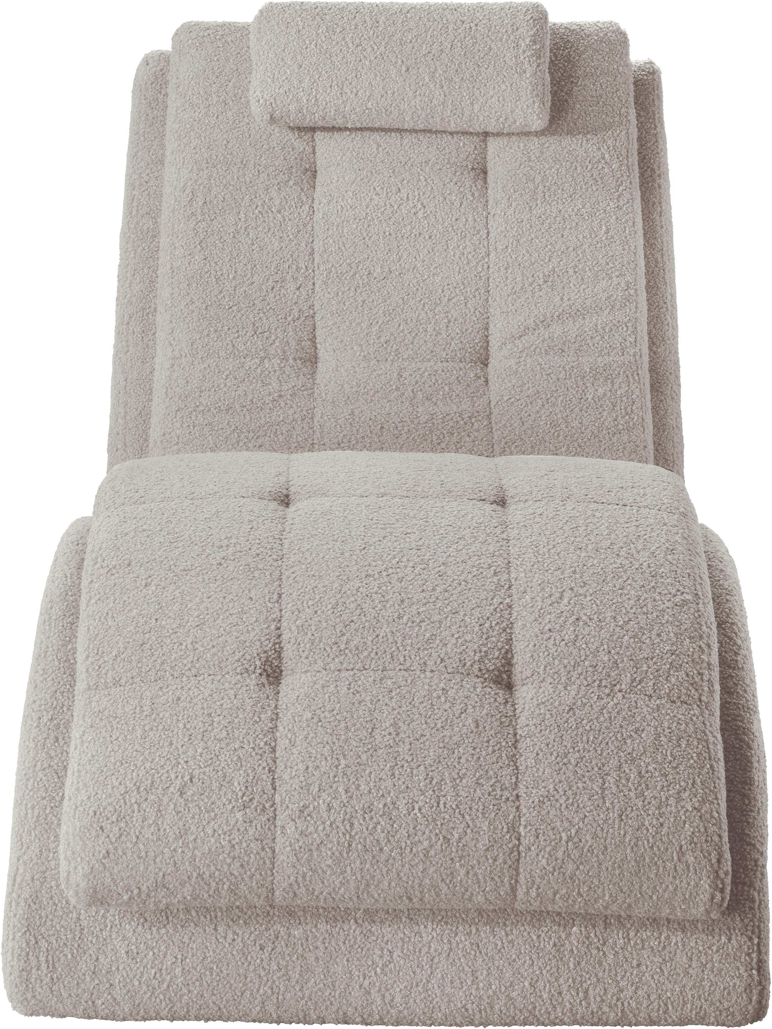 Home affaire Relaxstoel Vengo2 met hoofdkussen, matten-look op romp
