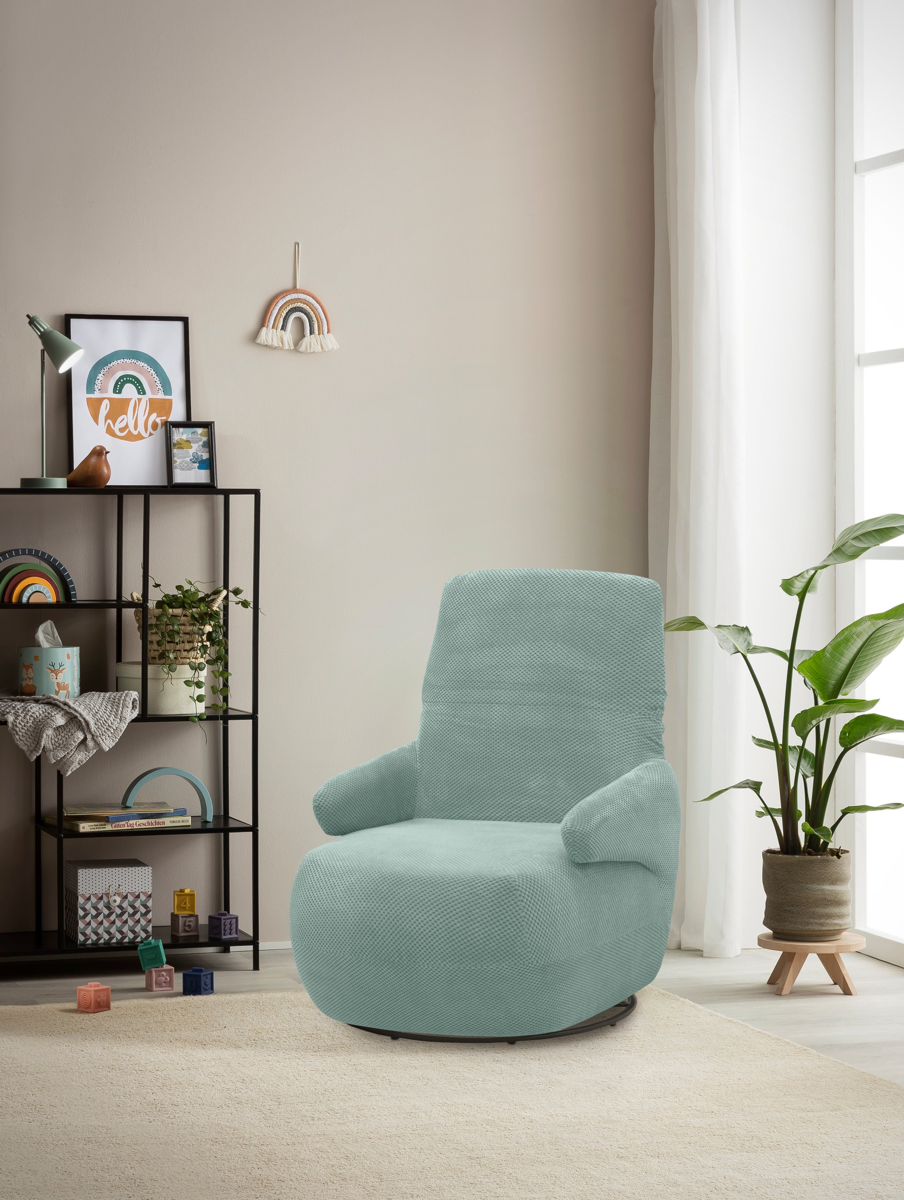 DOMO collection Fauteuil 700015 met verstelbare rugleuning en draaifunctie