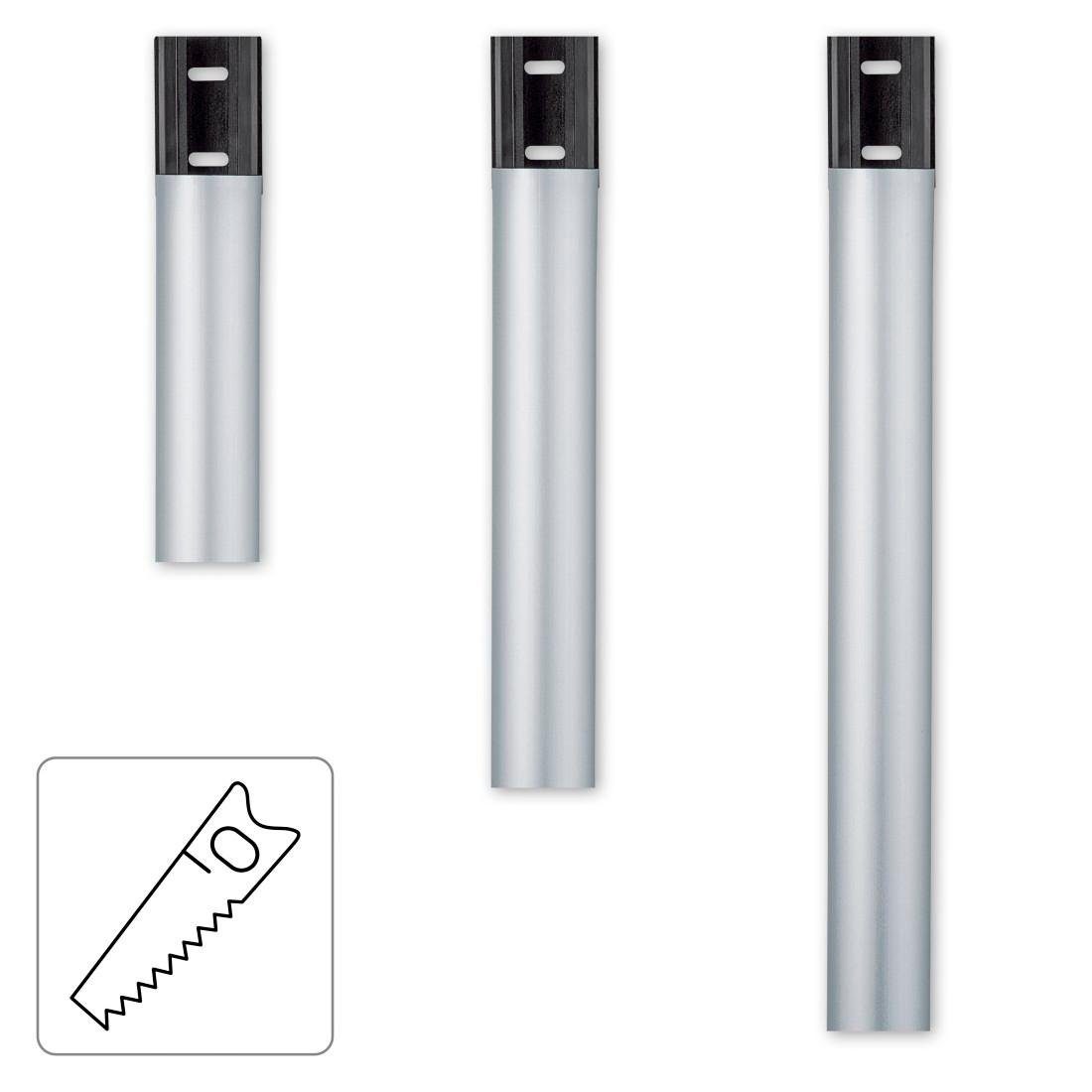 Hama Kabelgoot Aluminium kabelgeleiding om te schroeven of te plakken voor 5 kabels, halfrond