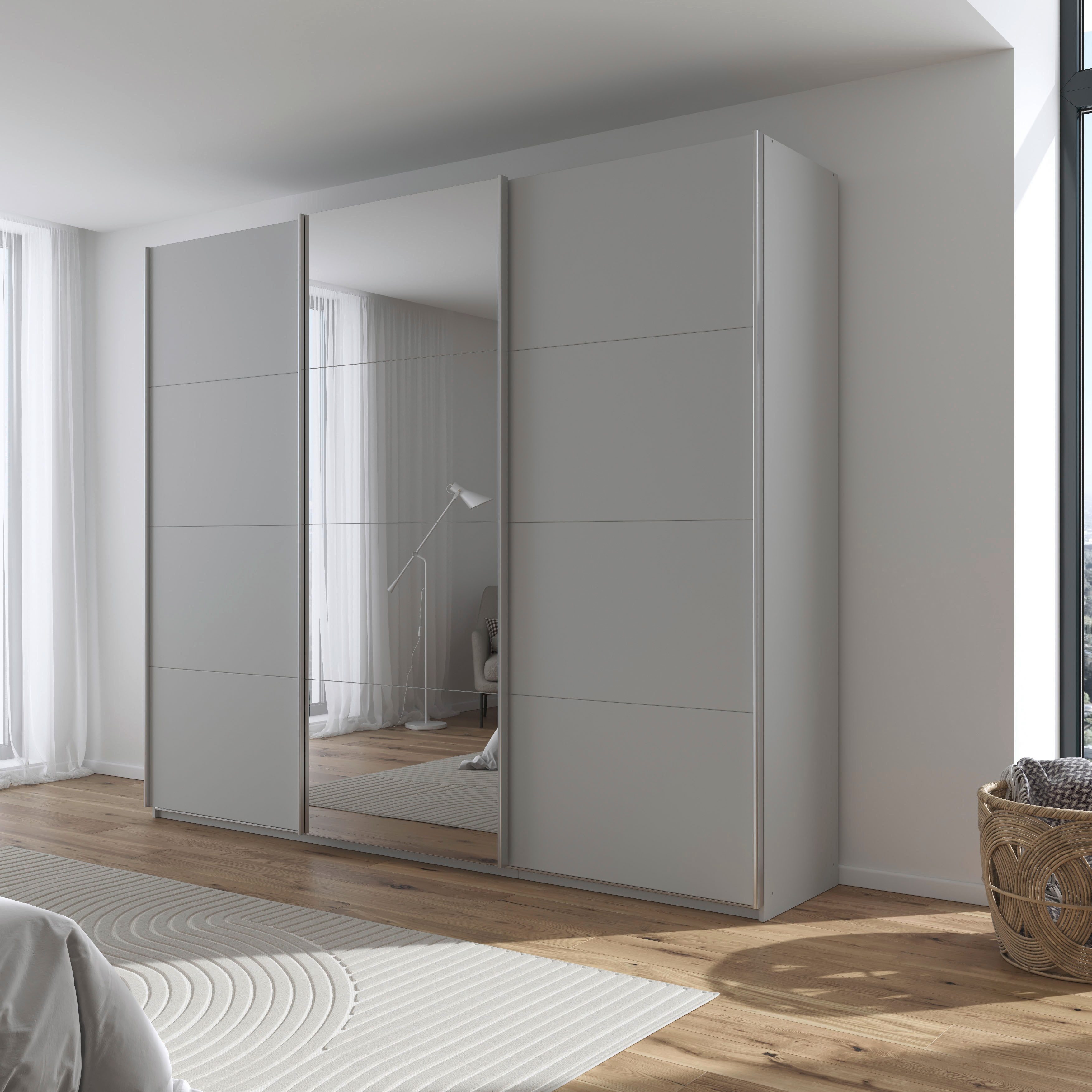 rauch Zweefdeurkast Kledingkast TOMA incl. rek inzet en extra legplanken made in germany