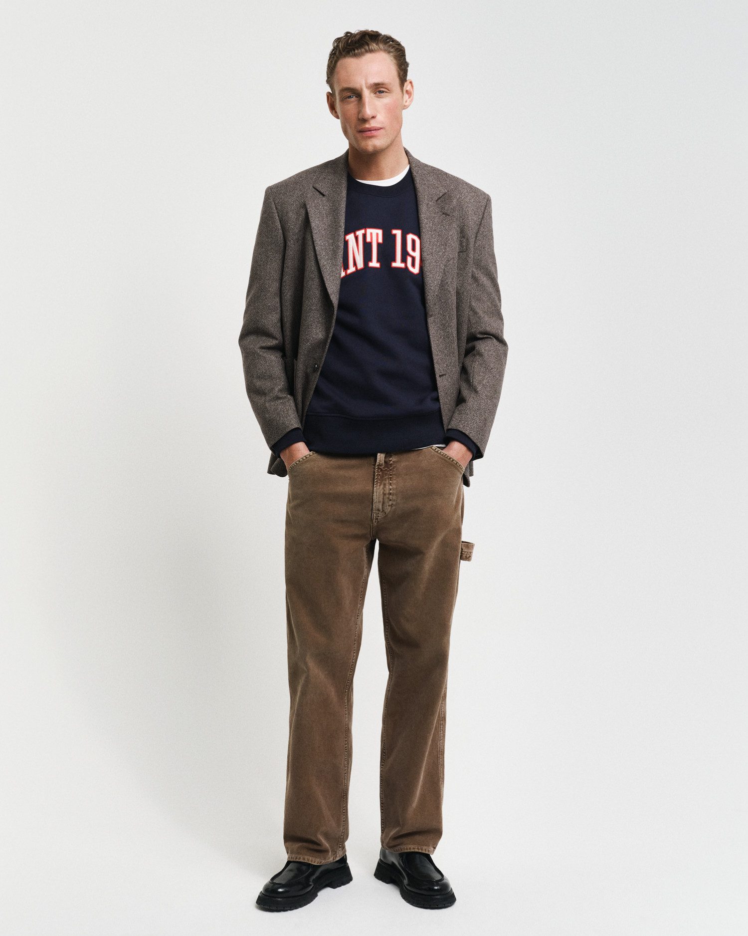 Gant Sweatshirt COLORBLOCK SLEEVE CNECK Color Blocked details unisex