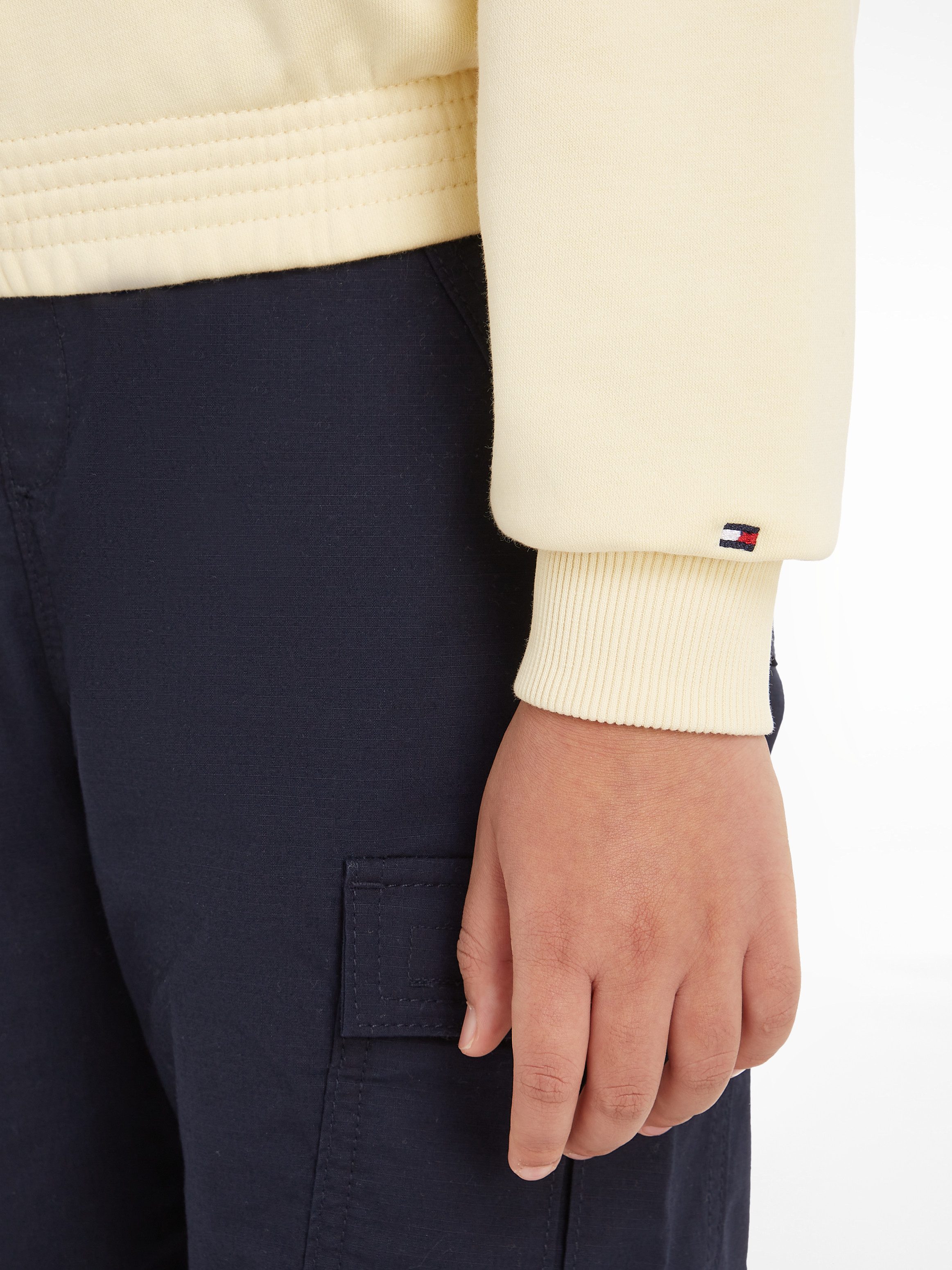 Tommy Hilfiger Hoodie MONOTYPE FLOCK HOODIE Kinderen tot 16 jaar met logo-opdruk