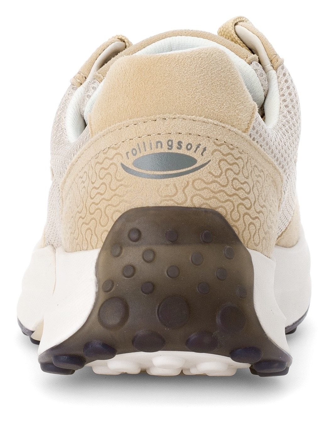 Gabor Rollingsoft Sneakers met sleehak , vrijetijdsschoen, lage schoen, veterschoen met optifit-voetbed