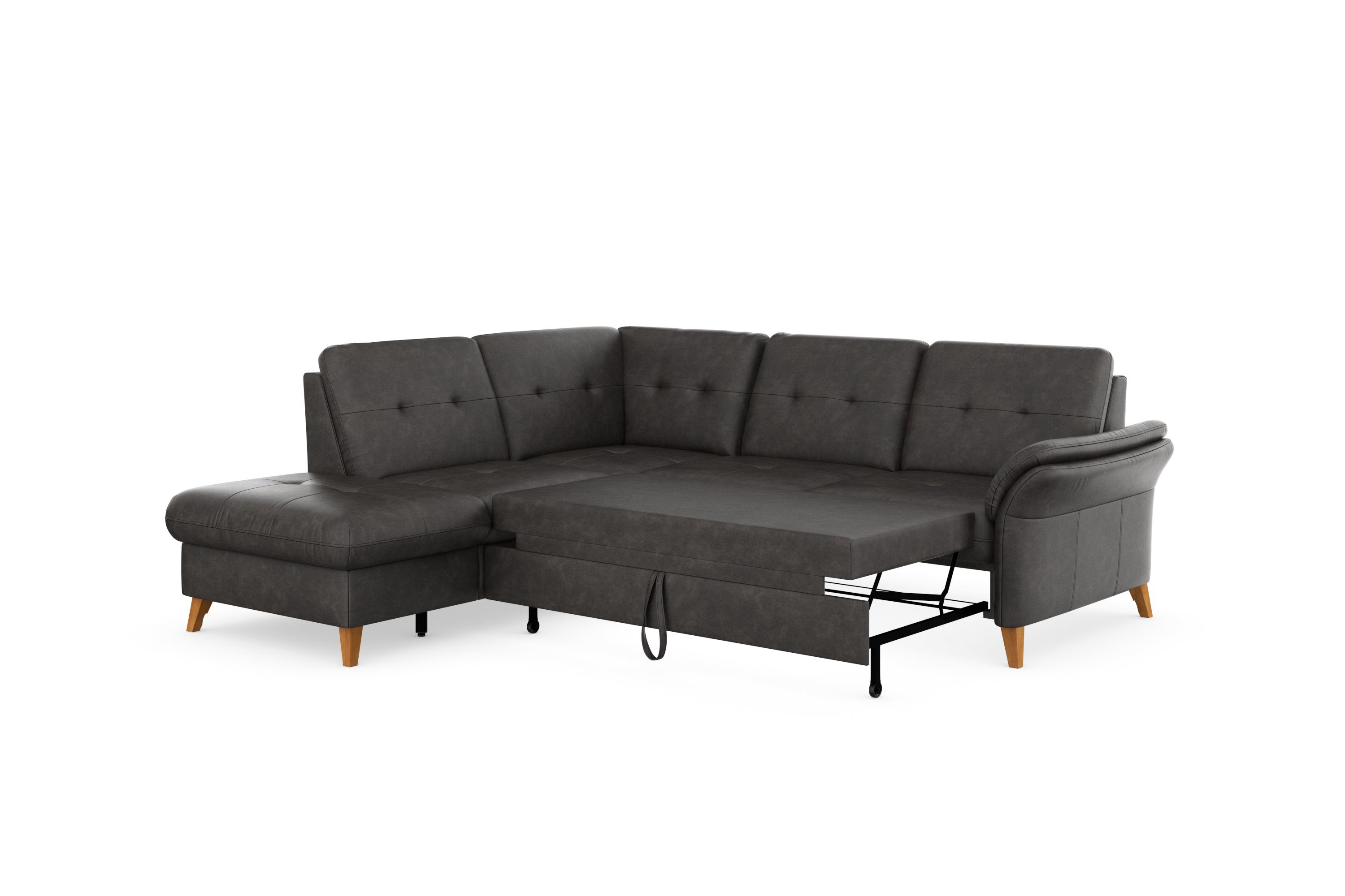 sit&more Hoekbank Göteborg inclusief zitdiepteverstelling, optioneel met bedfunctie & bedlade