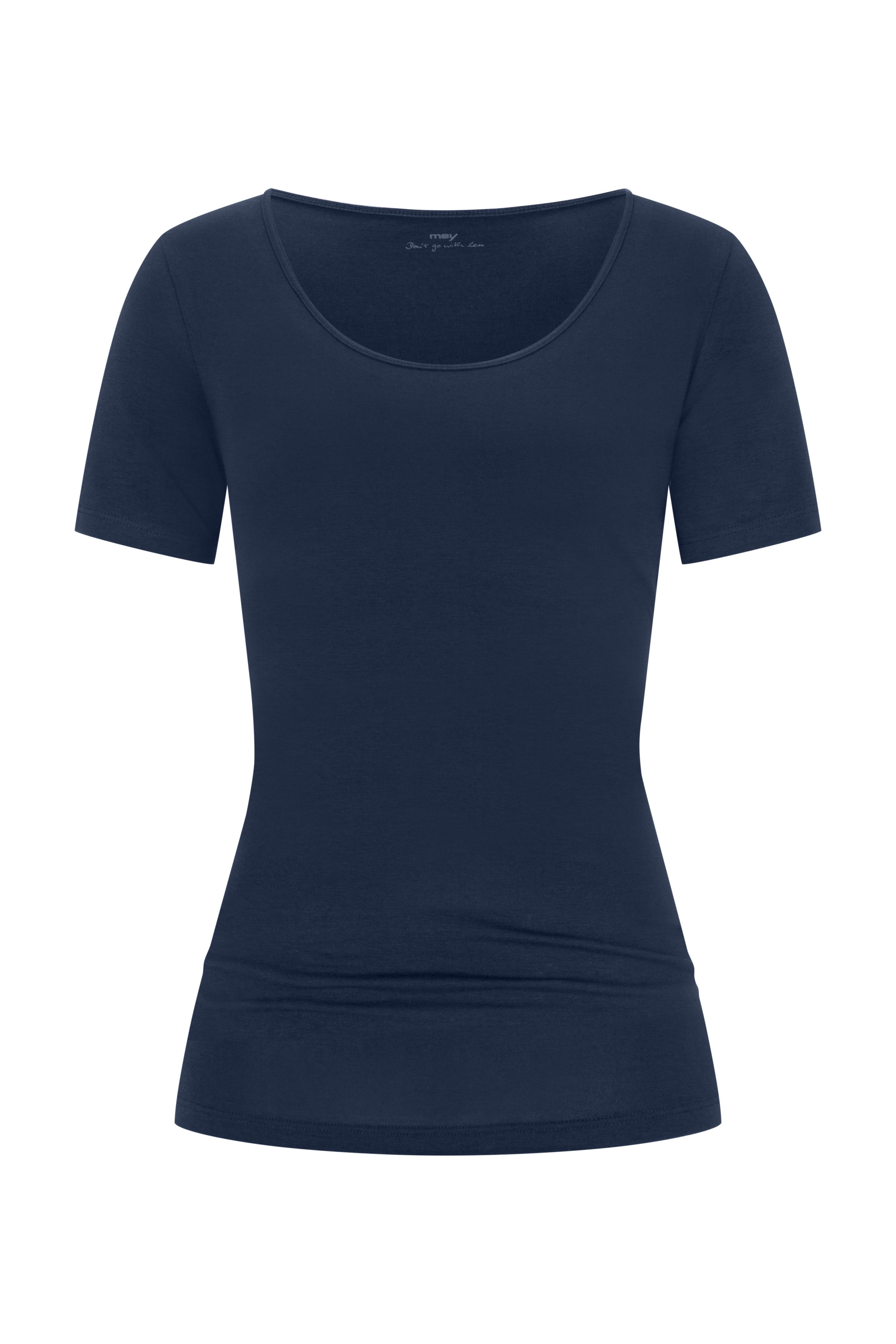 Mey Shirt met korte mouwen SERIE COTTON PURE Ronde halslijn, halve mouw, losse pasvorm