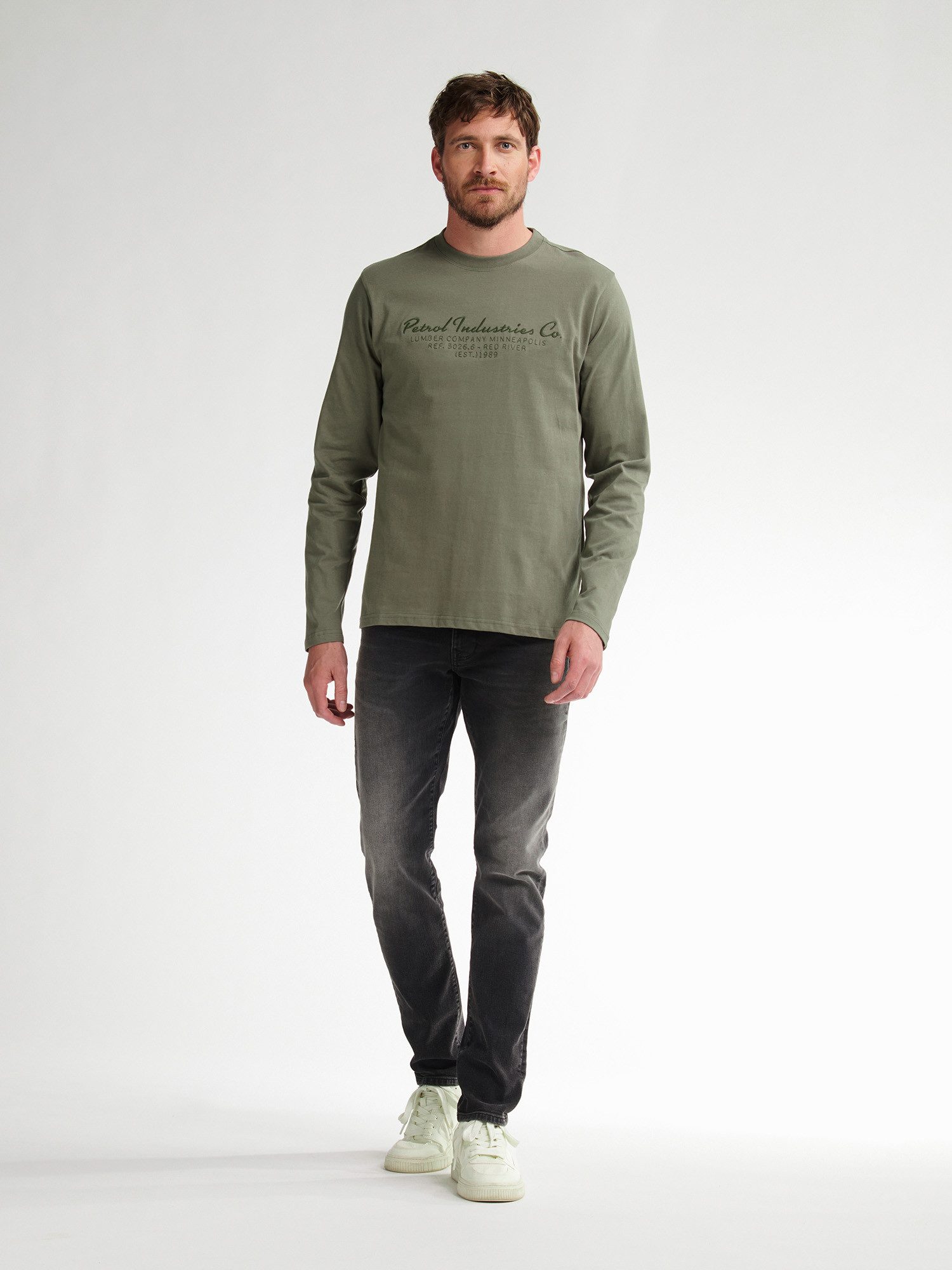 Petrol Industries Shirt met lange mouwen