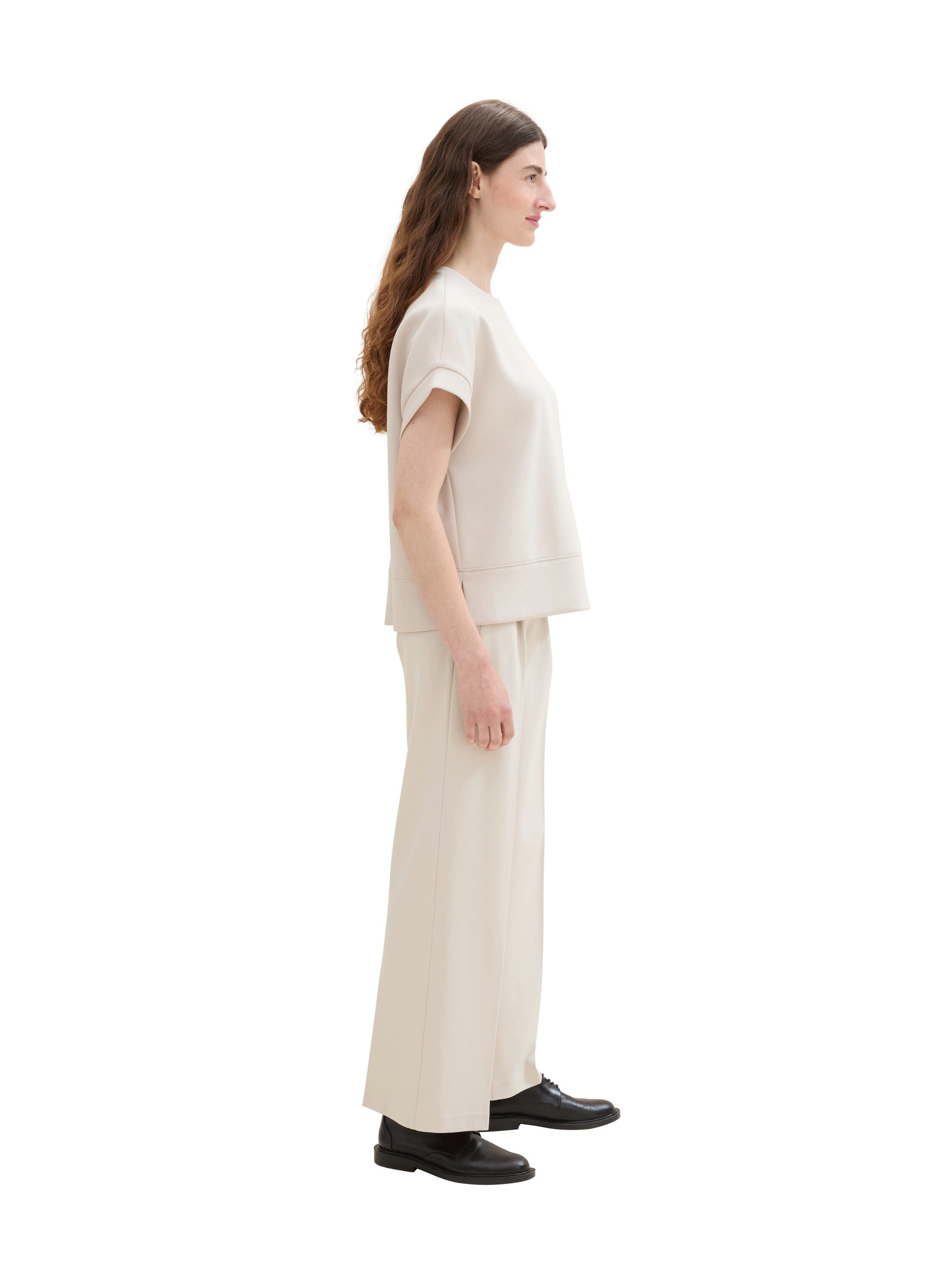 Tom Tailor Jerseybroek Wide leg met zakken