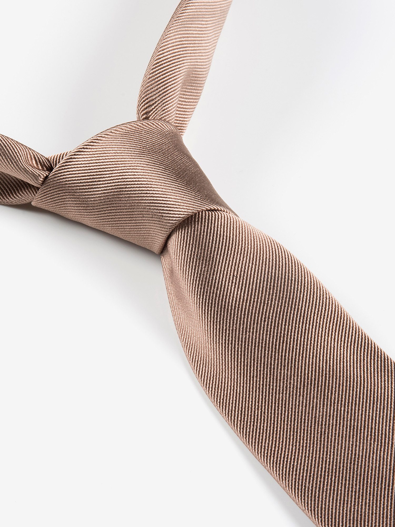 MONTI Stropdas Raul van puur zijde met edele twill-structuur - 7 cm breed