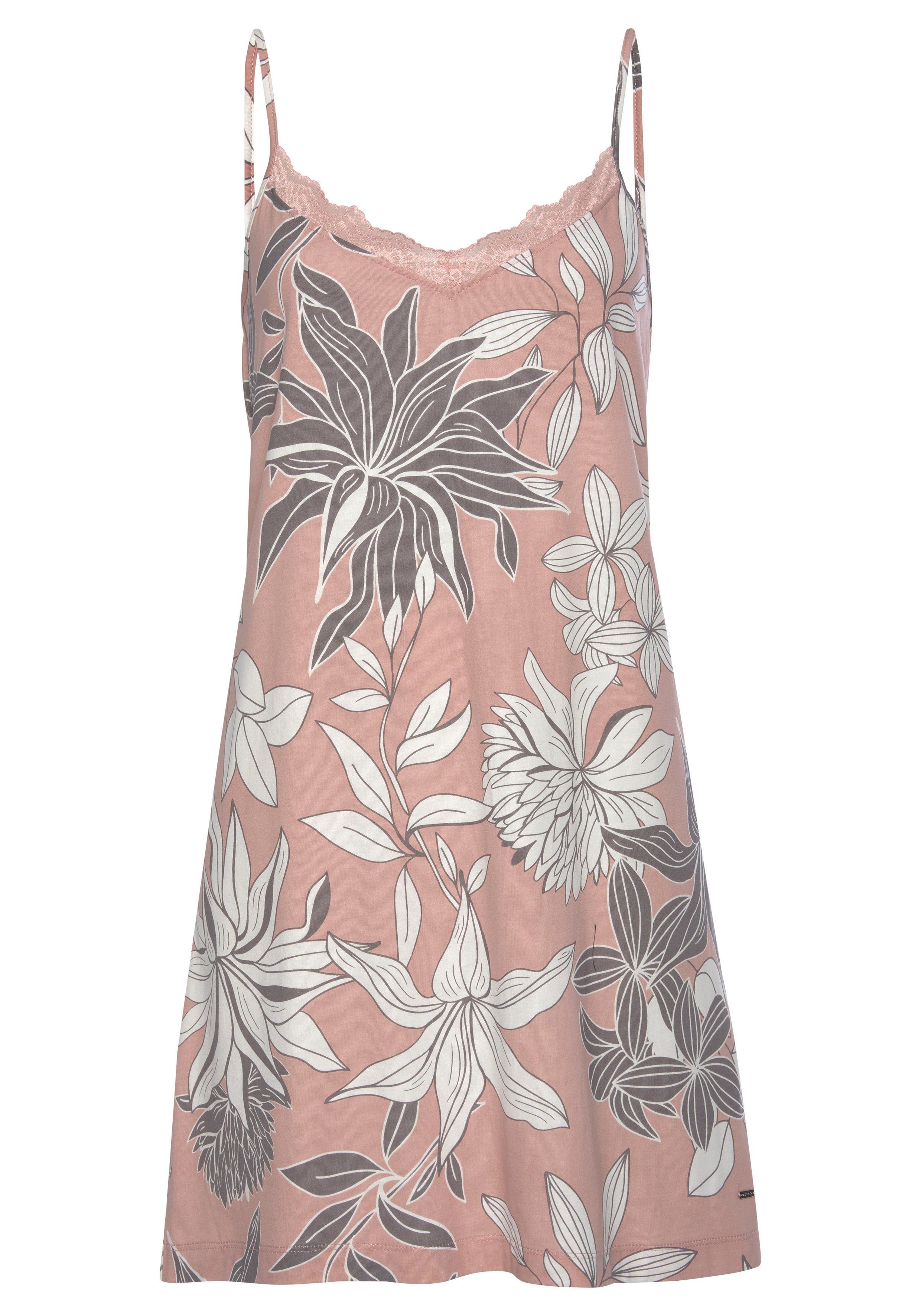 Lascana Negligé met bloemenprint