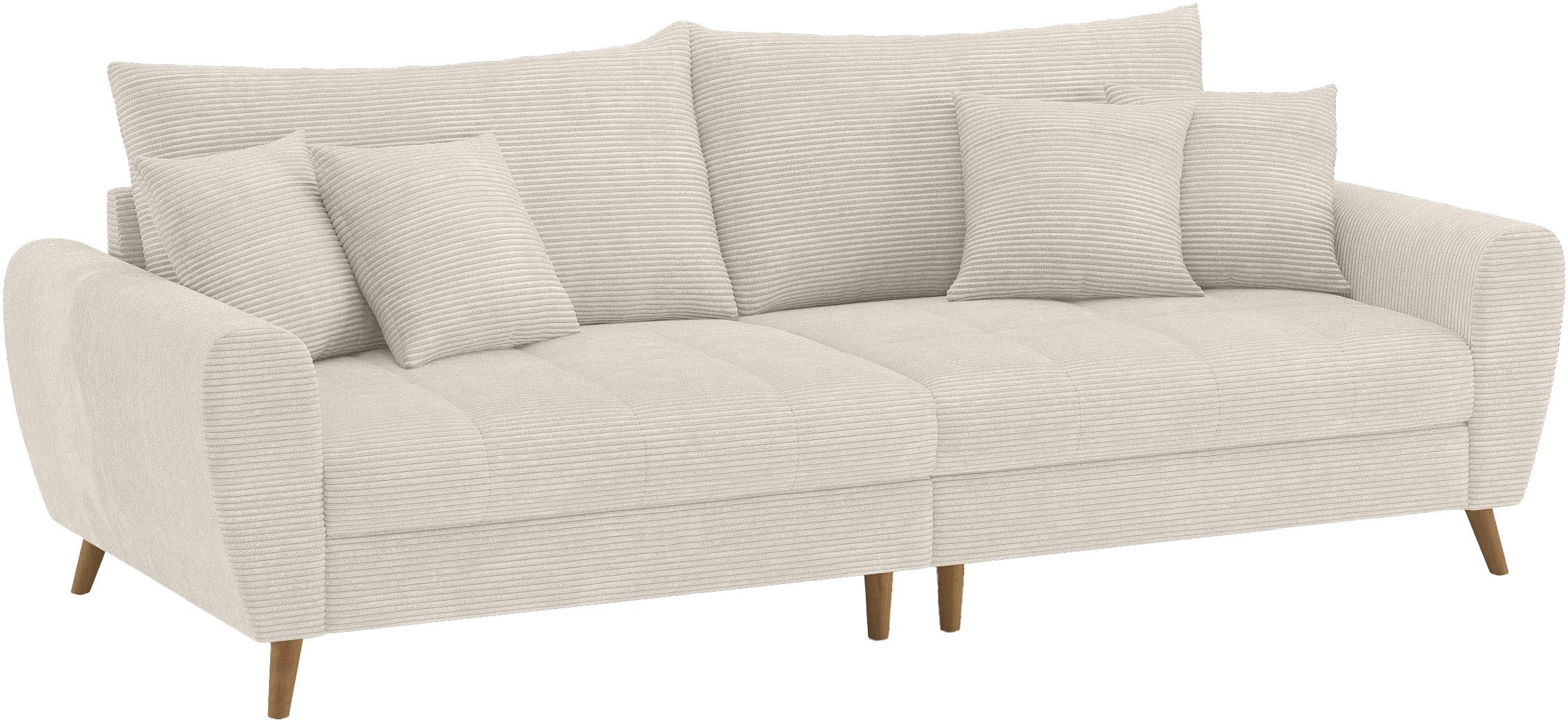 Mr. Couch Megabank Blackburn II Met koudschuimvering tot 140 kg belastbaar beige, xxl banken
