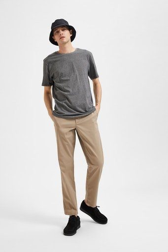 SELECTED HOMME Stoffen broek SLH196-STRAIGHT-NEW MILES FLEX PANT NOOS