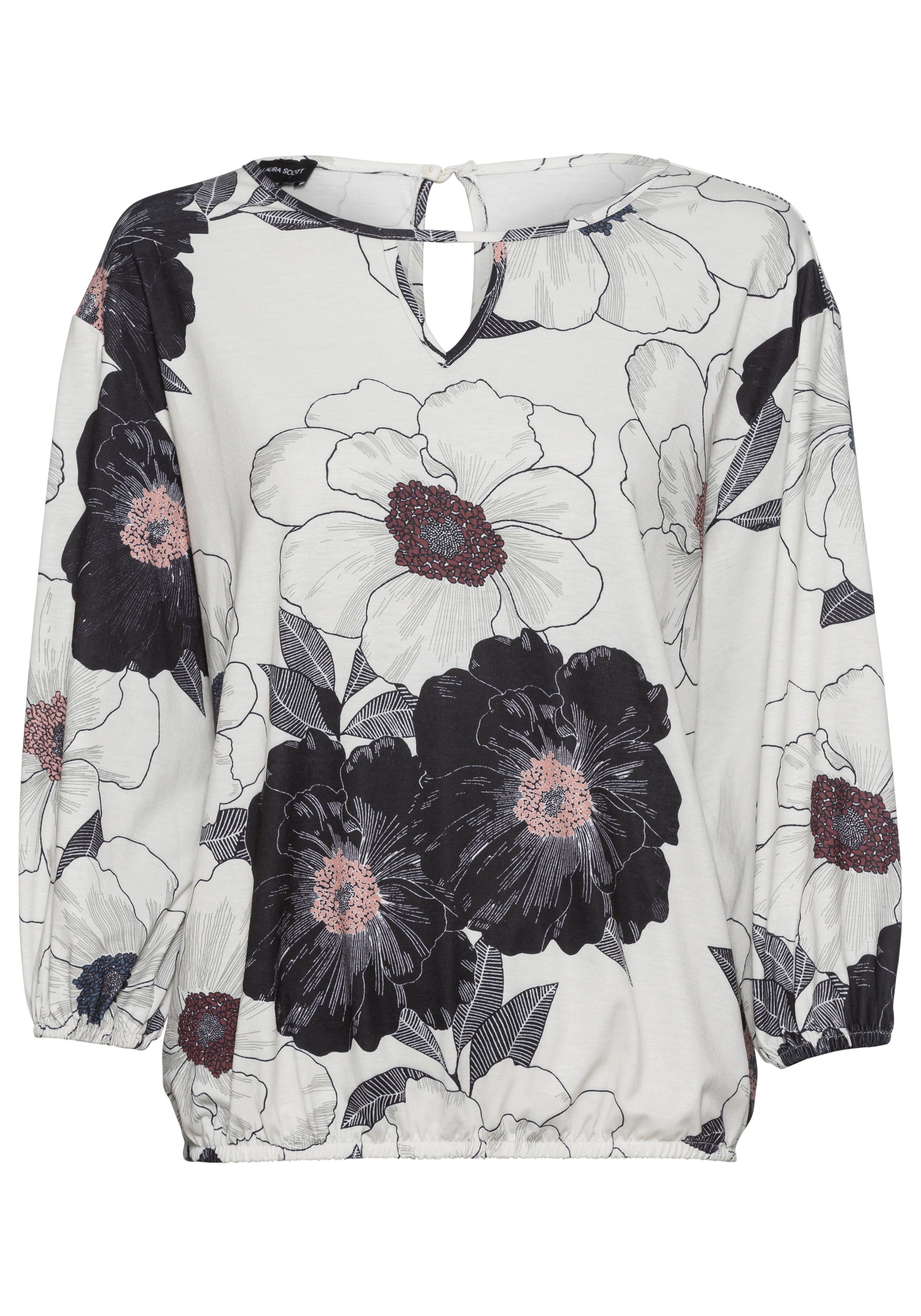 Laura Scott Ballonshirt met v-hals