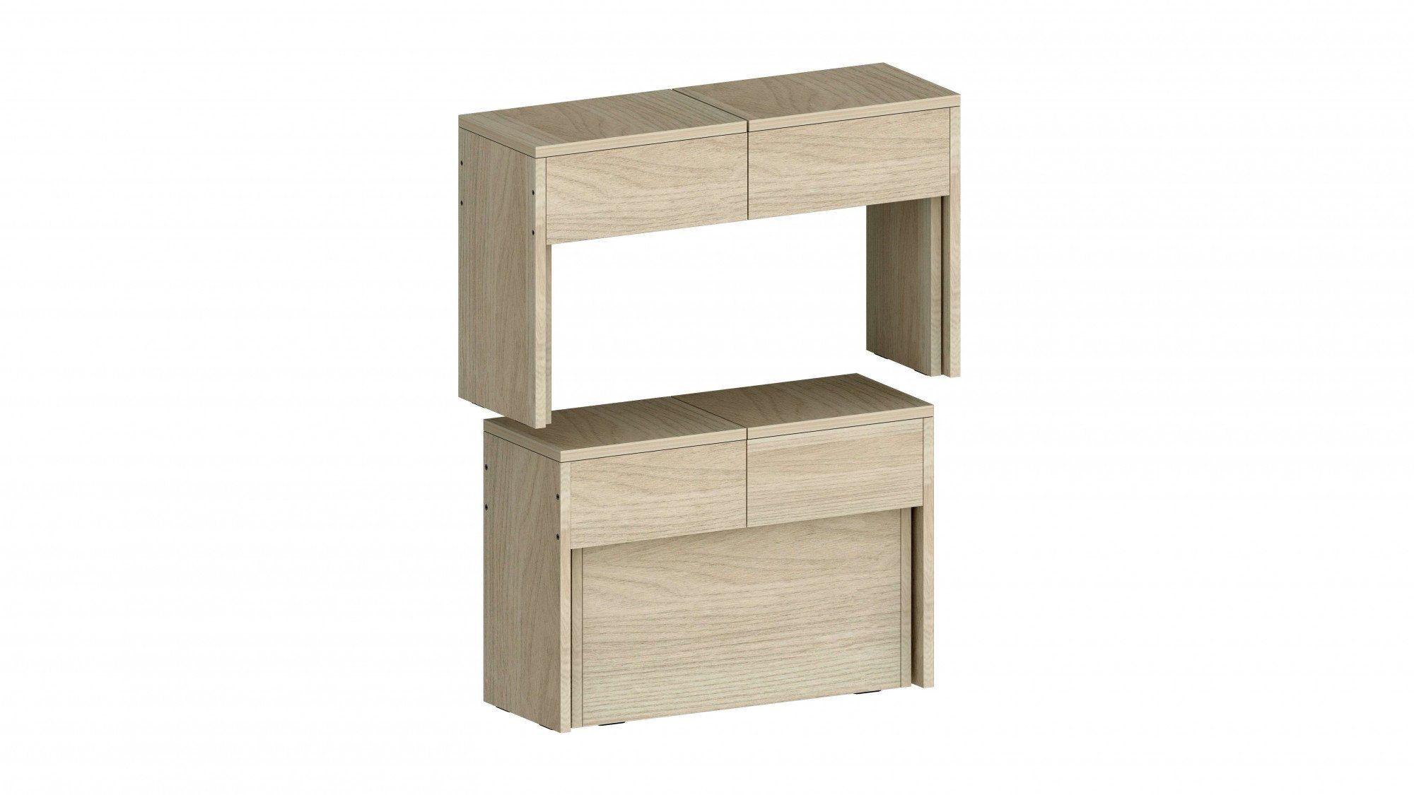 INOSIGN Zithoek Praktika Uitschuifbaar tot 290 cm per bank (voordeelset, 2-delig)