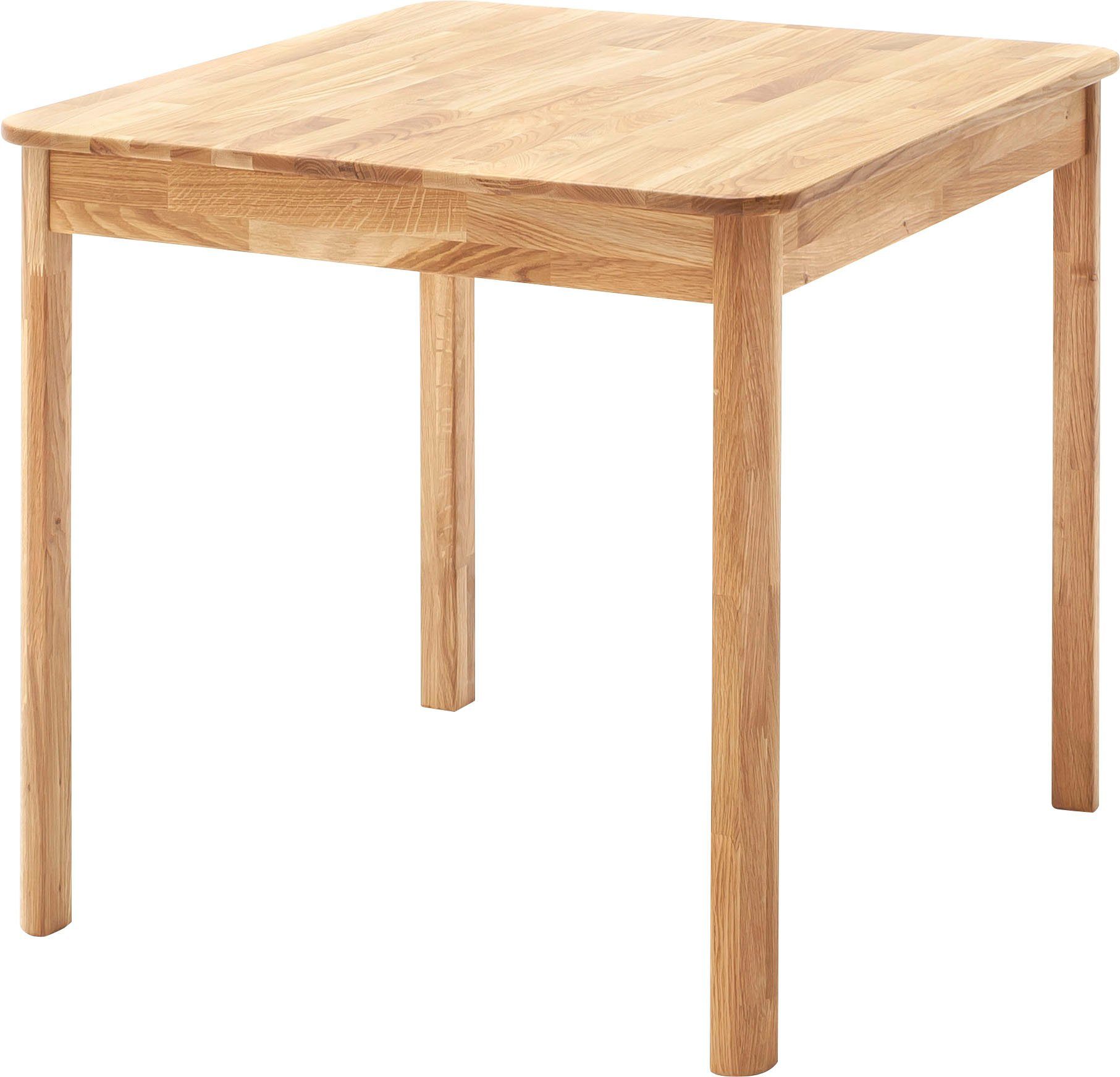 MCA living Eettafel Oskar, TOPSELLER! Massief houten tafel, naar keuze van beukenkernhout of wildeiken