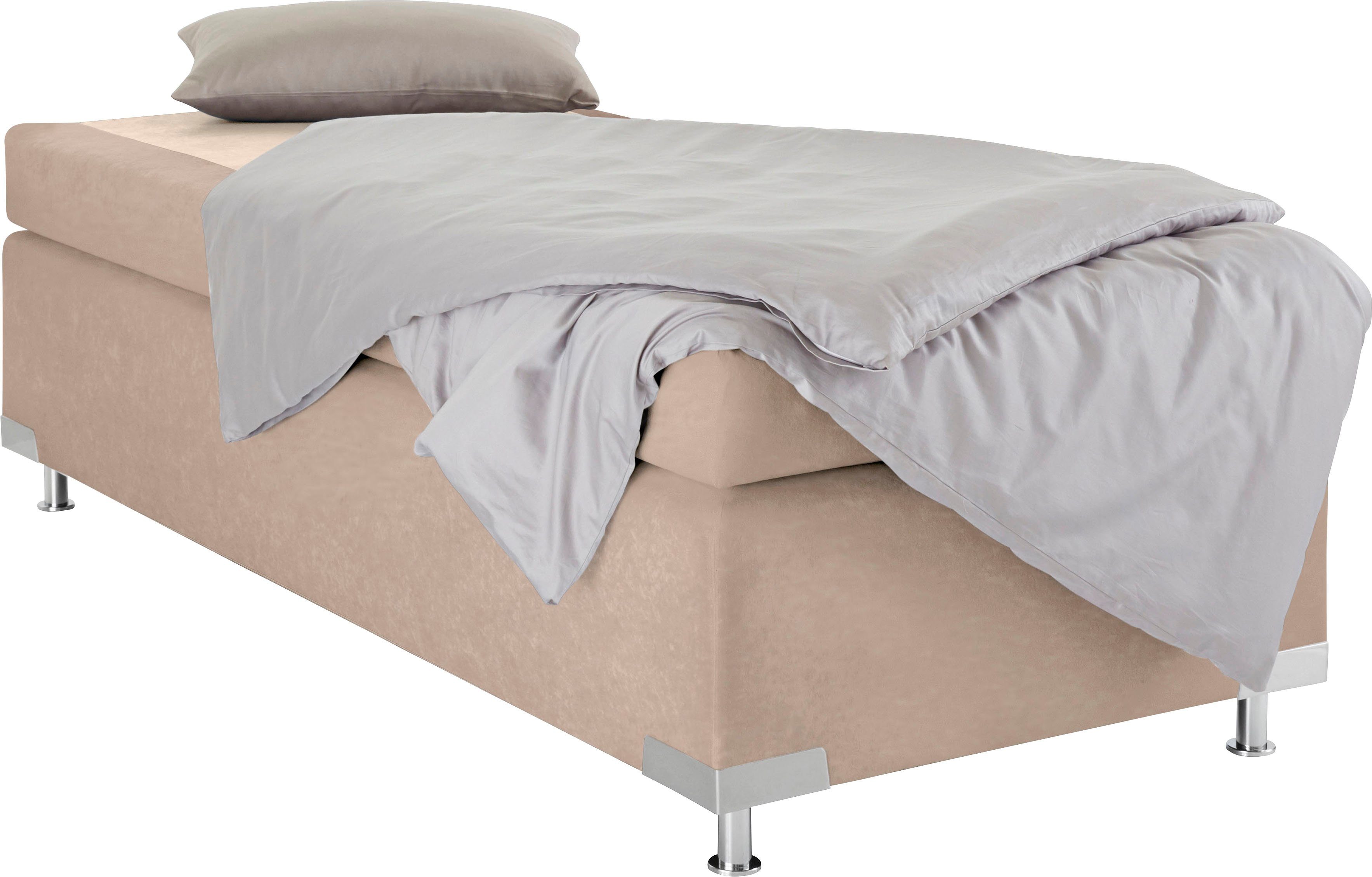 Westfalia Polsterbetten Boxspring Nederland zonder hoofdsteun, vrij plaatsbaar boxsprings bruin