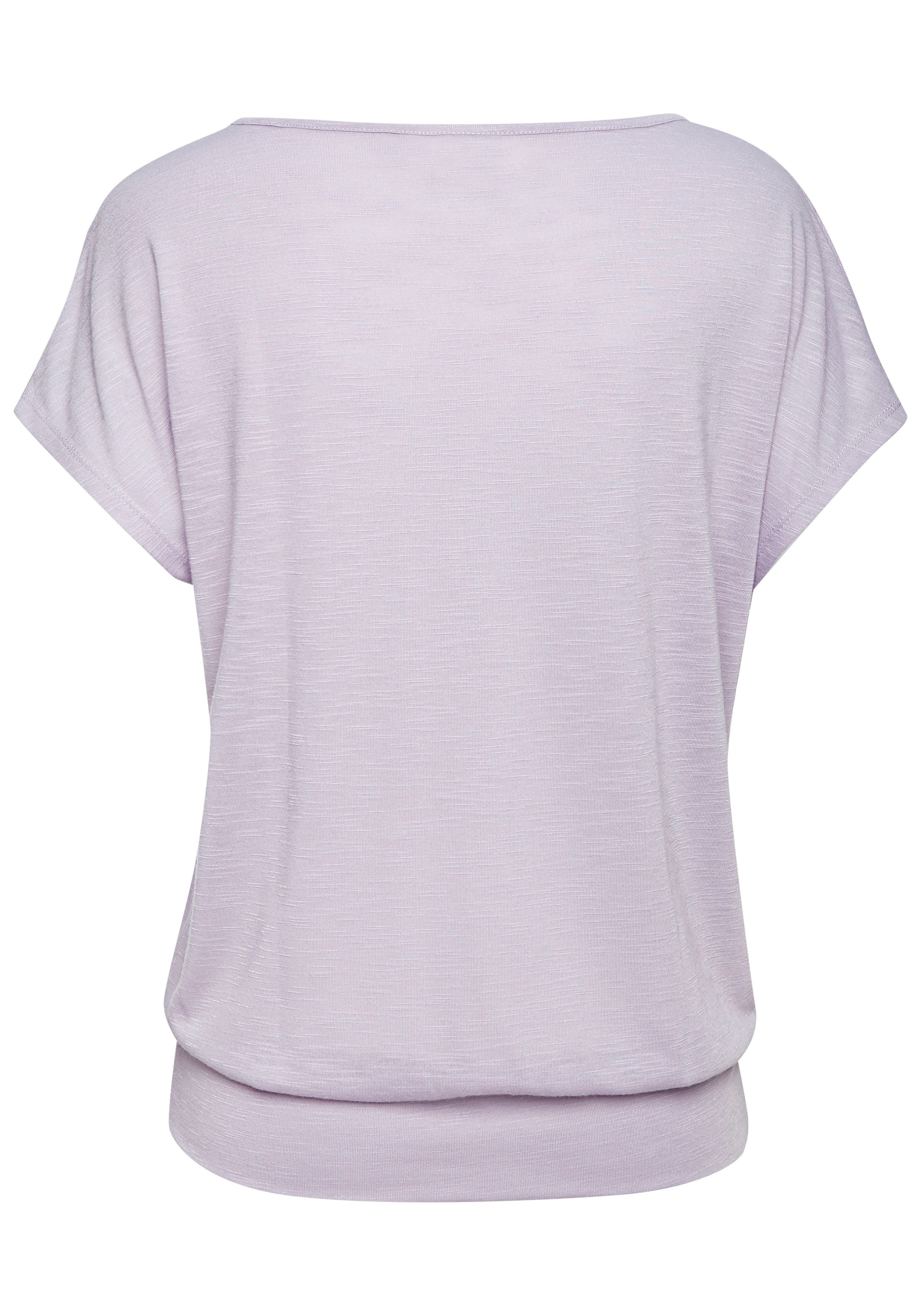 Venice Beach Shirt met ronde hals met logoprint, t-shirt, zomerse sportieve look