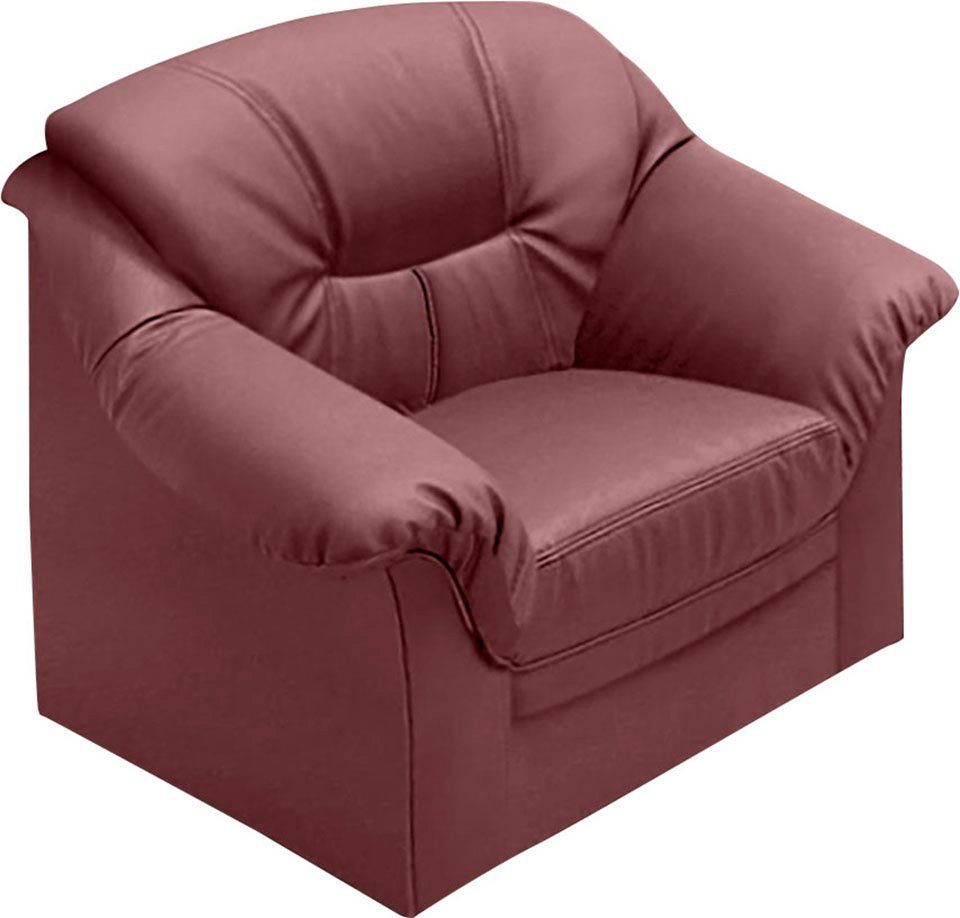 DOMO collection Fauteuil Montana Kunstleder-Bezug, zeitlos und elegant (set)