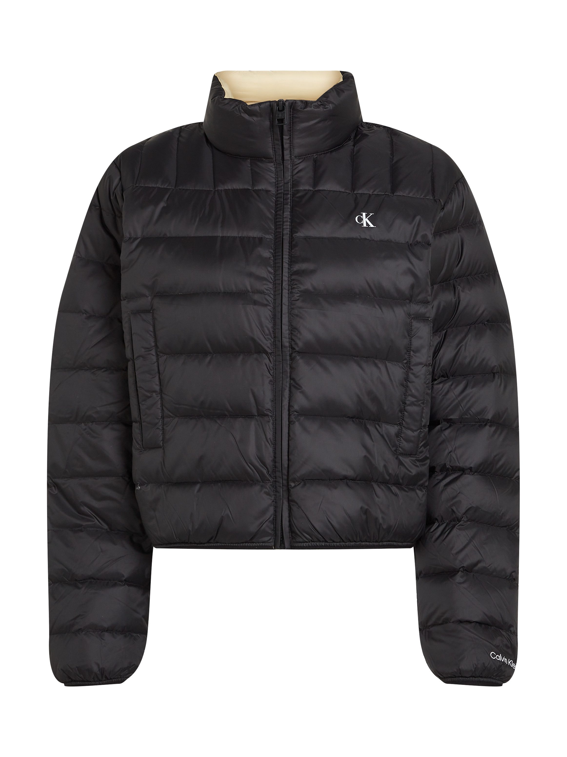 Calvin Klein Gewatteerde jas UL SHORT PUFFER Met gestempeld logo