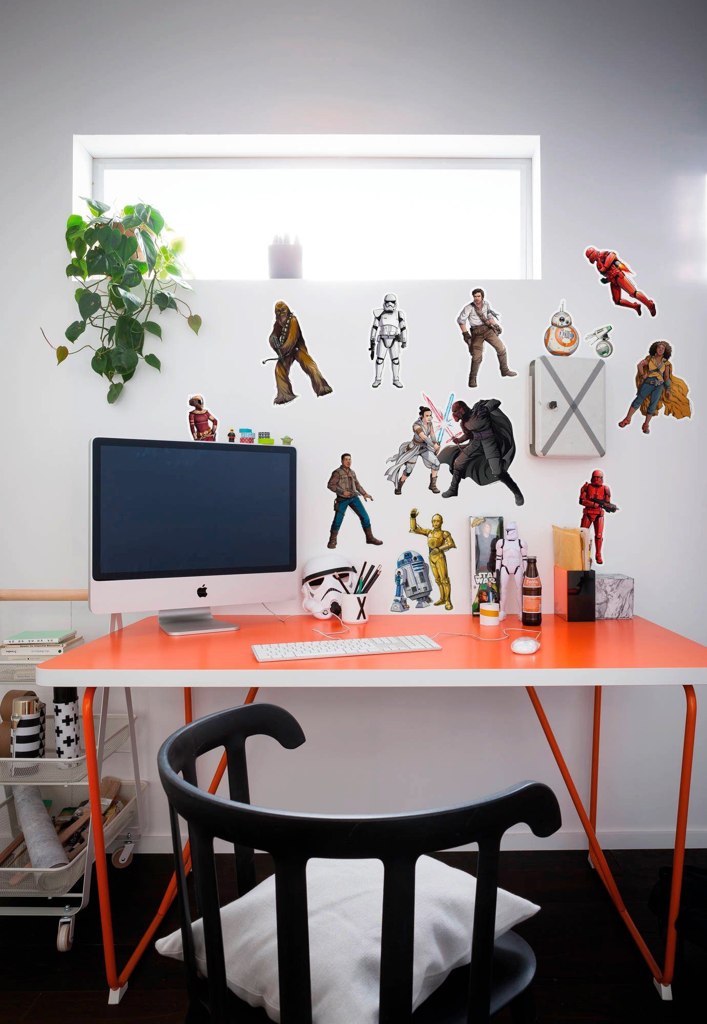 Komar Wandfolie Star Wars Heroes Villains - afm. 50 x 70 cm (12-delig)