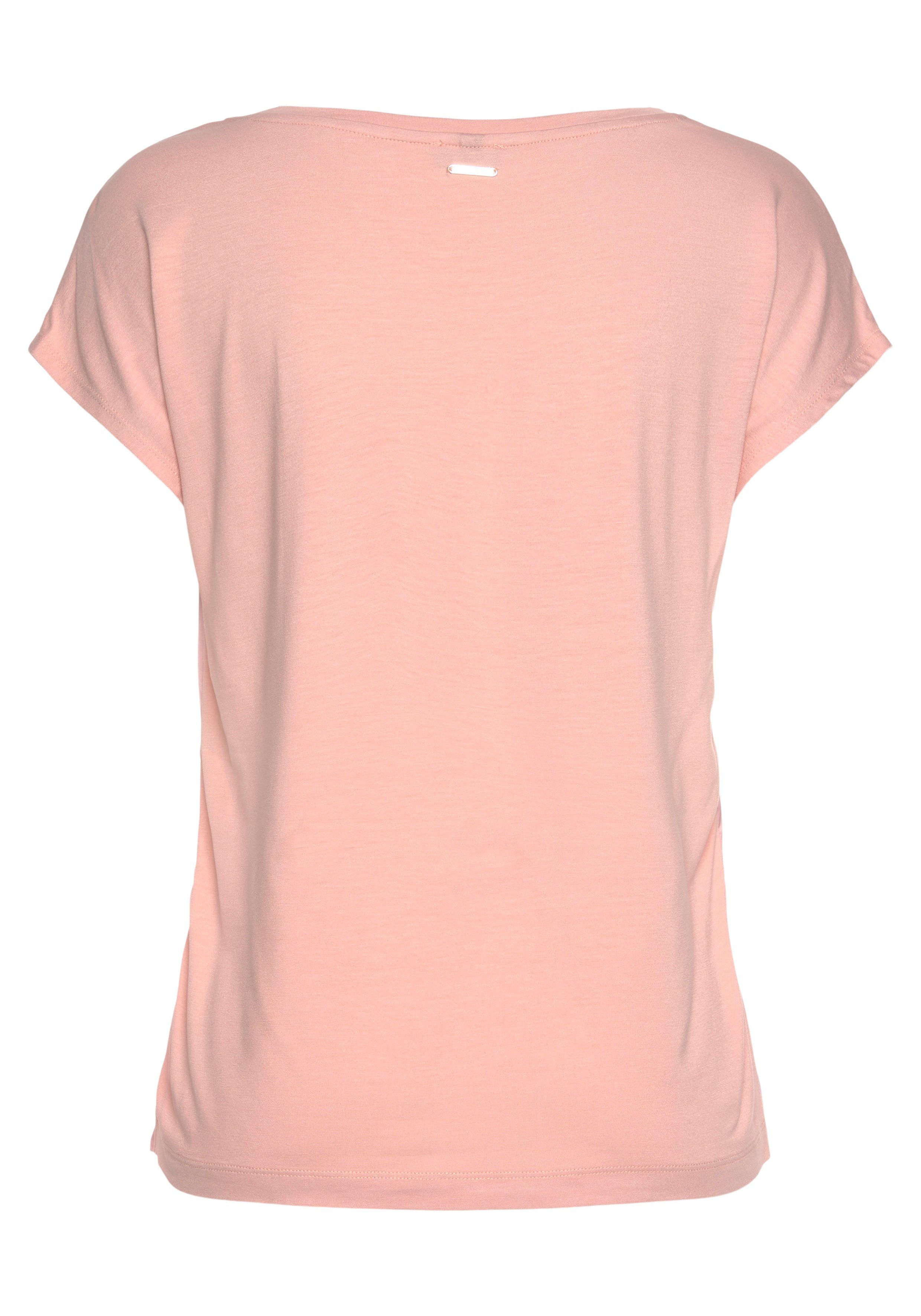 Laura Scott Shirtblouse van satijn met stijlvolle print
