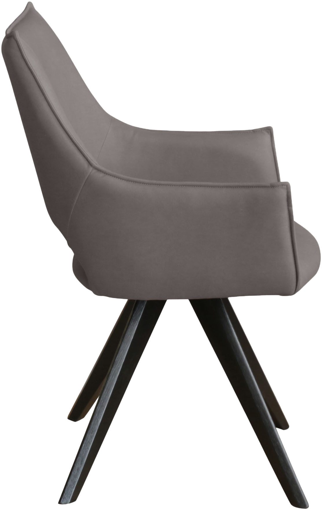 Home affaire Stoel met armleuningen Odin Moderne stoel met bekleding