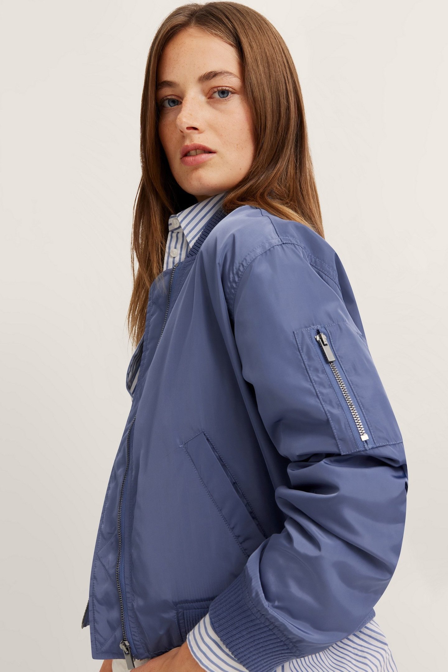 Bugatti Blouson met kleine kraag